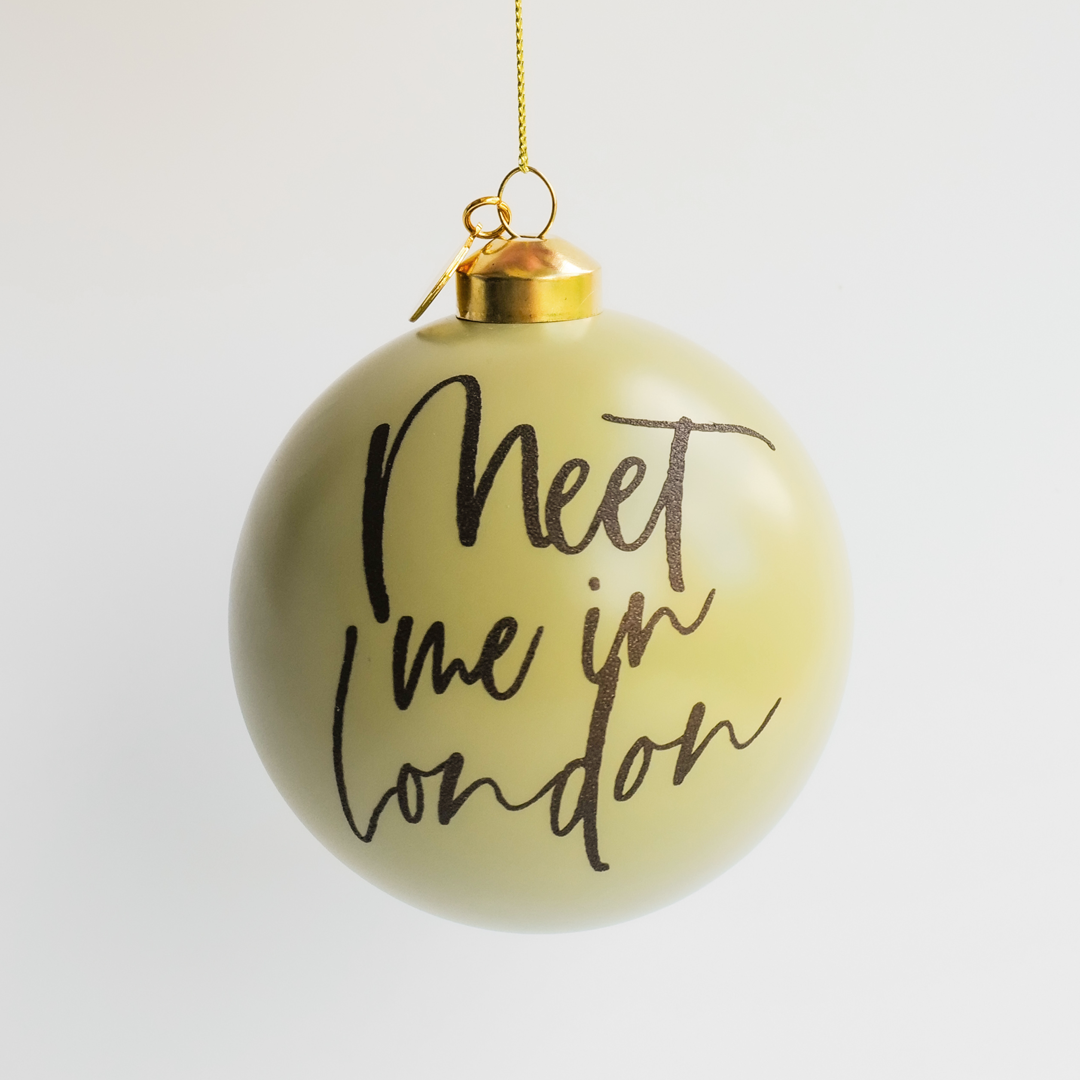 Personalized Bauble | Matcha Latte