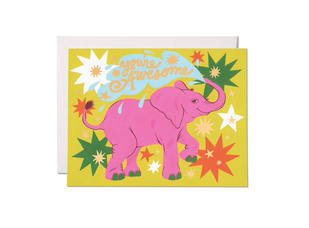 Amazing Elephant | Greeting card