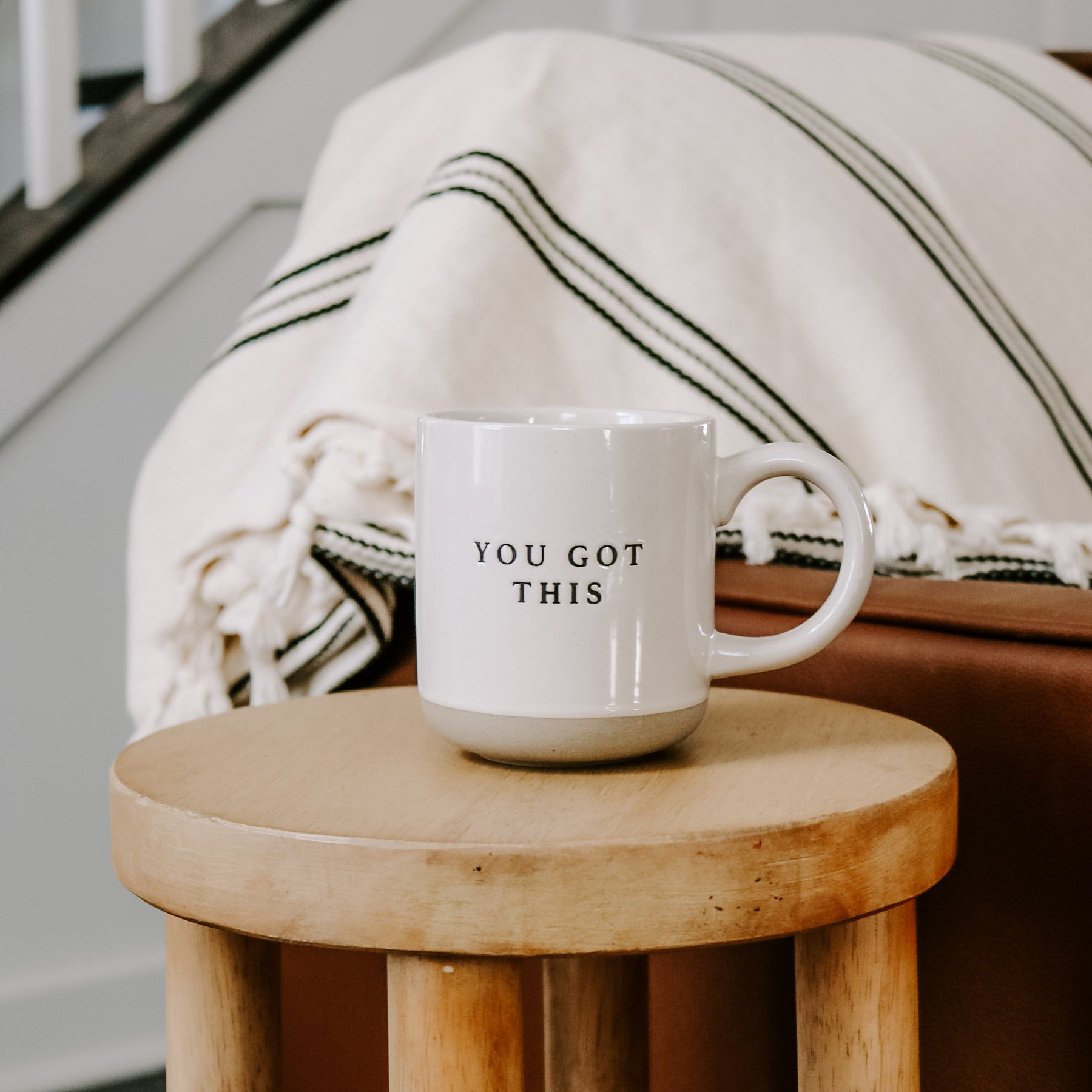 You got this stoneware coffee mug