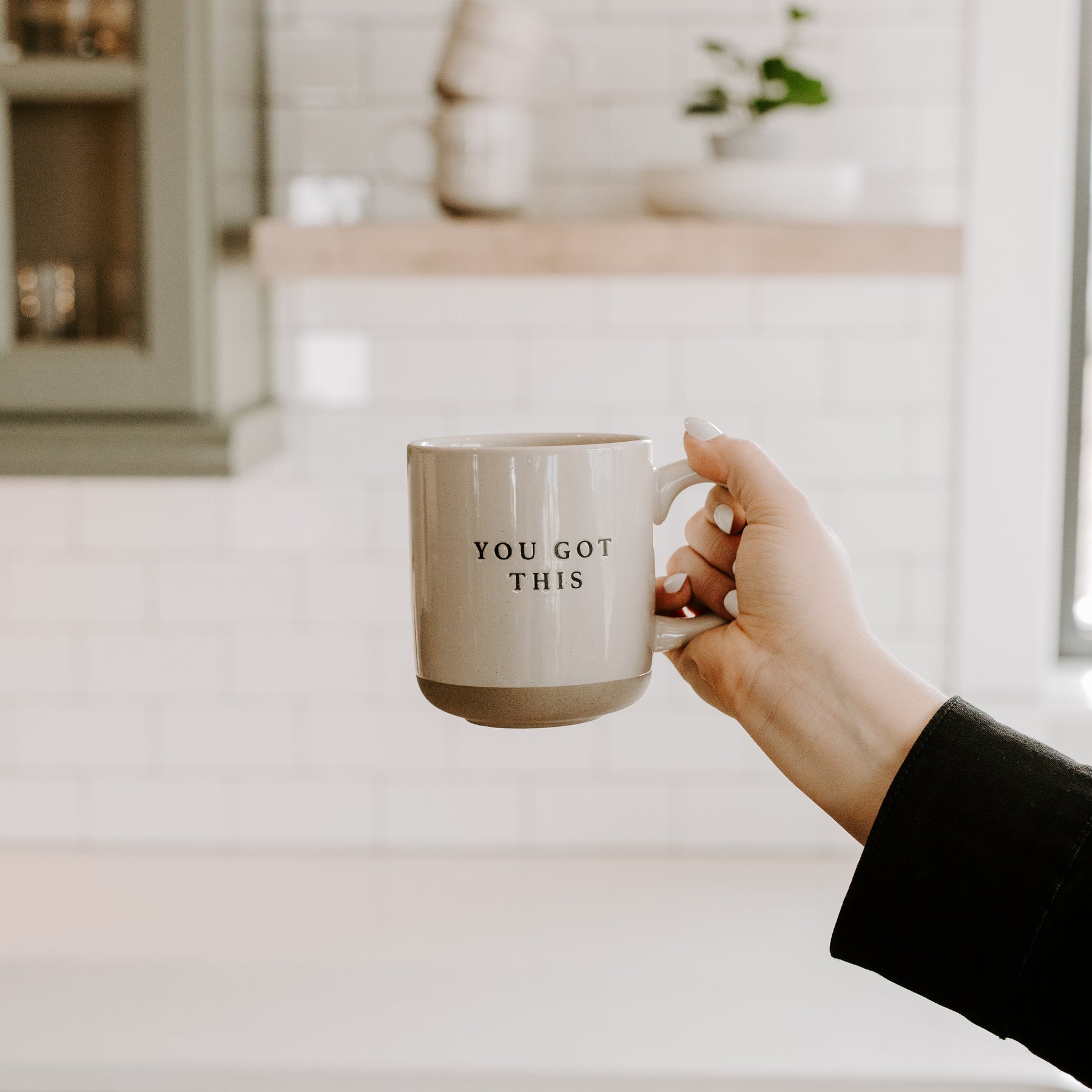 You got this stoneware coffee mug