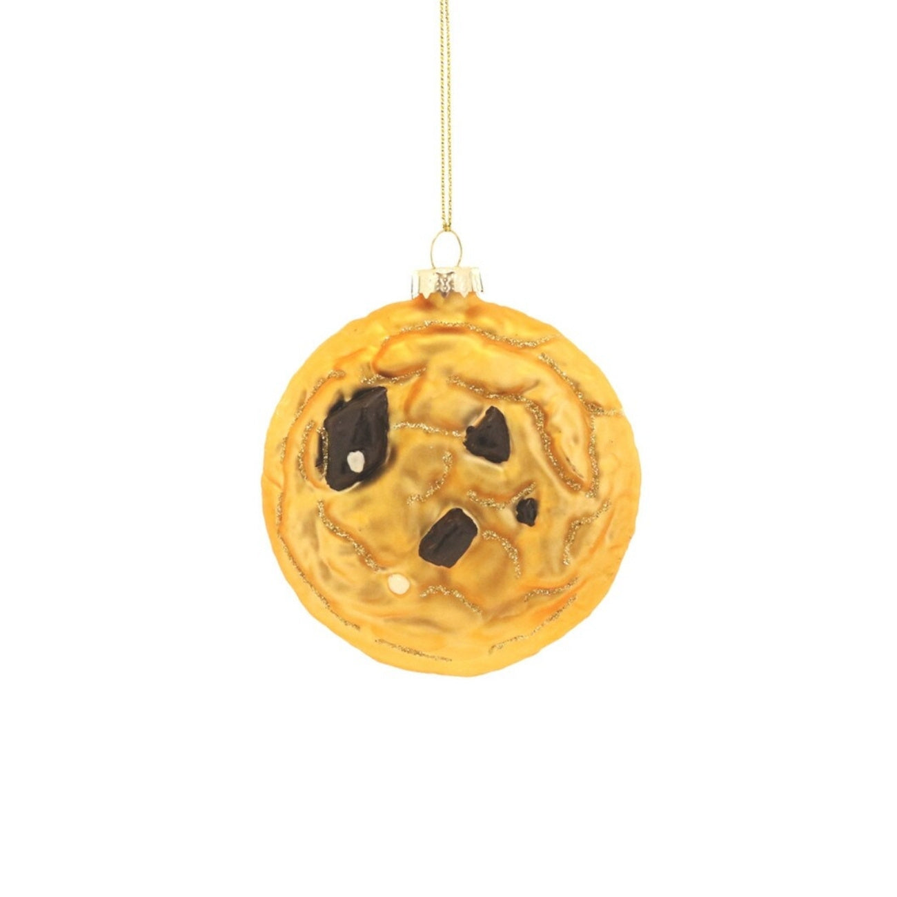 Chocolate Chip Cookie Glass Ornament