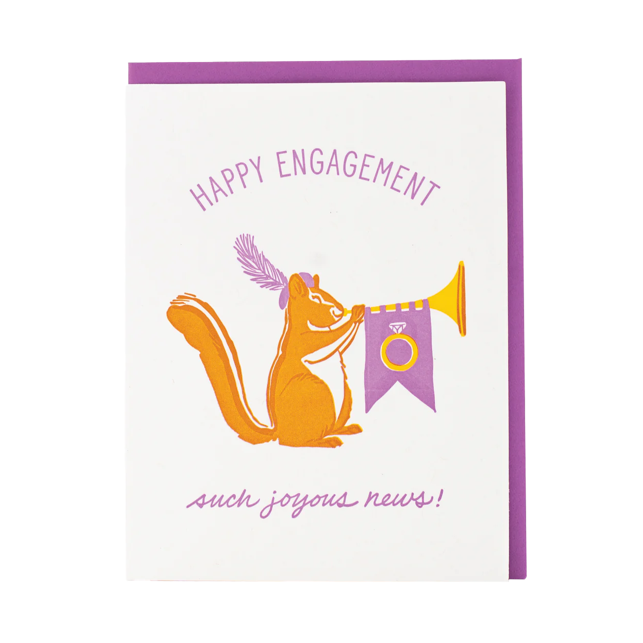 Fanfare Engagement Card | Wedding Card