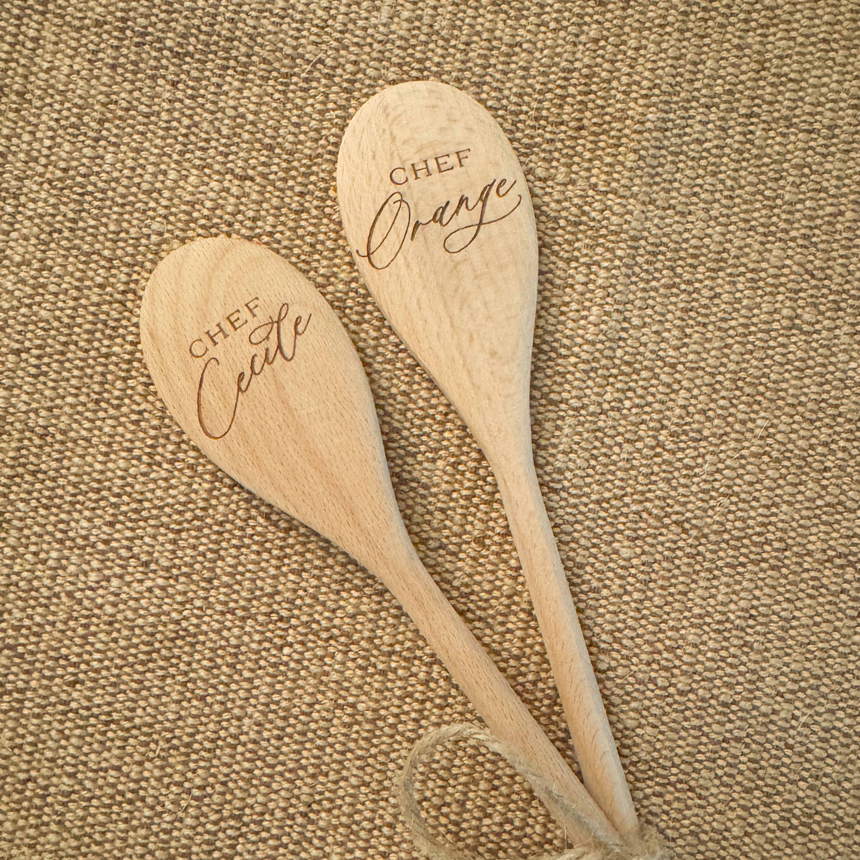 personalized wooden spoon