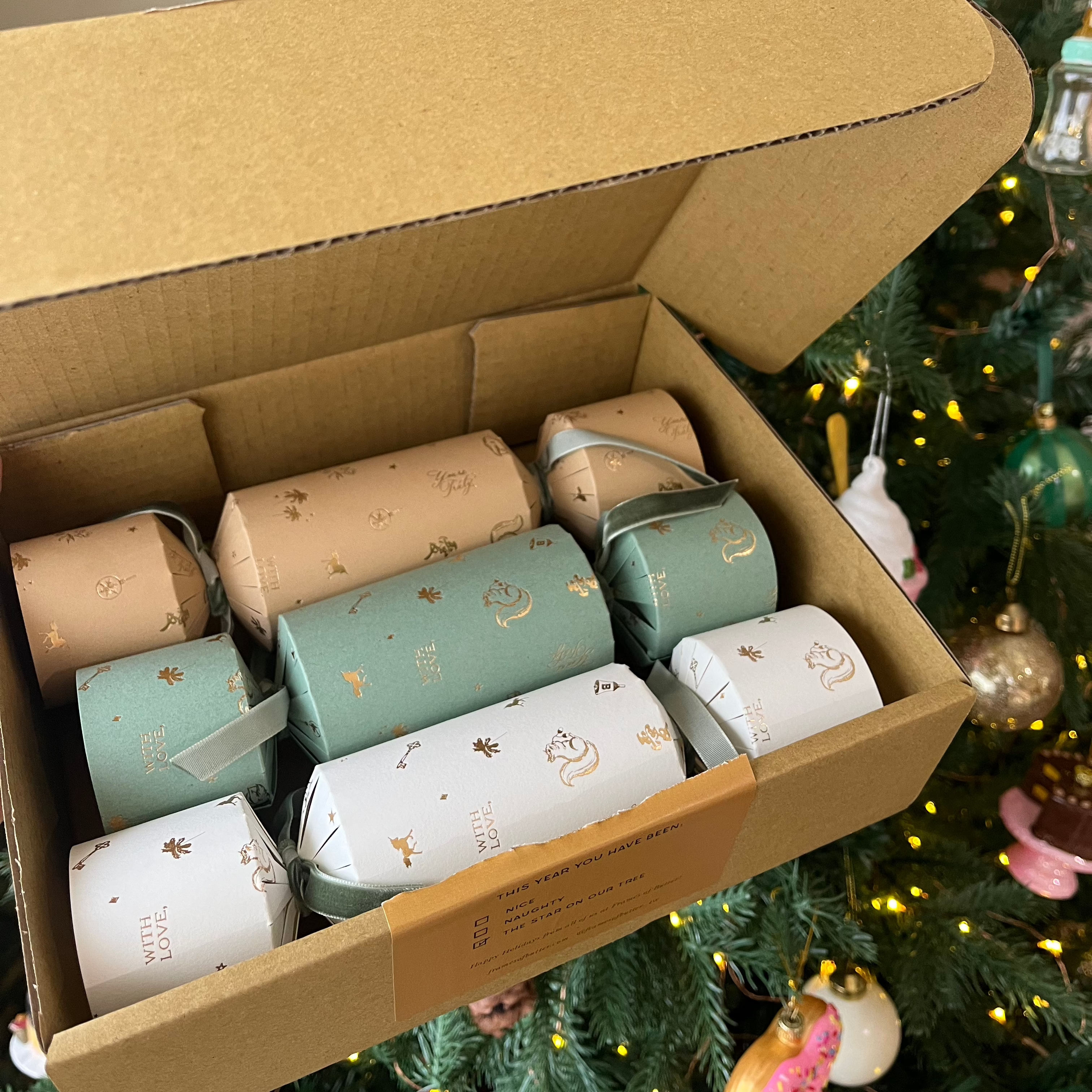 Our Favourite Things Christmas Crackers (Set of 3)