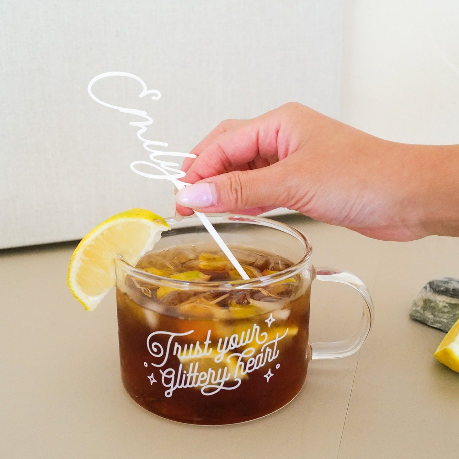 Personalized Stirrers | Stir Sticks - Name (Set of 6)