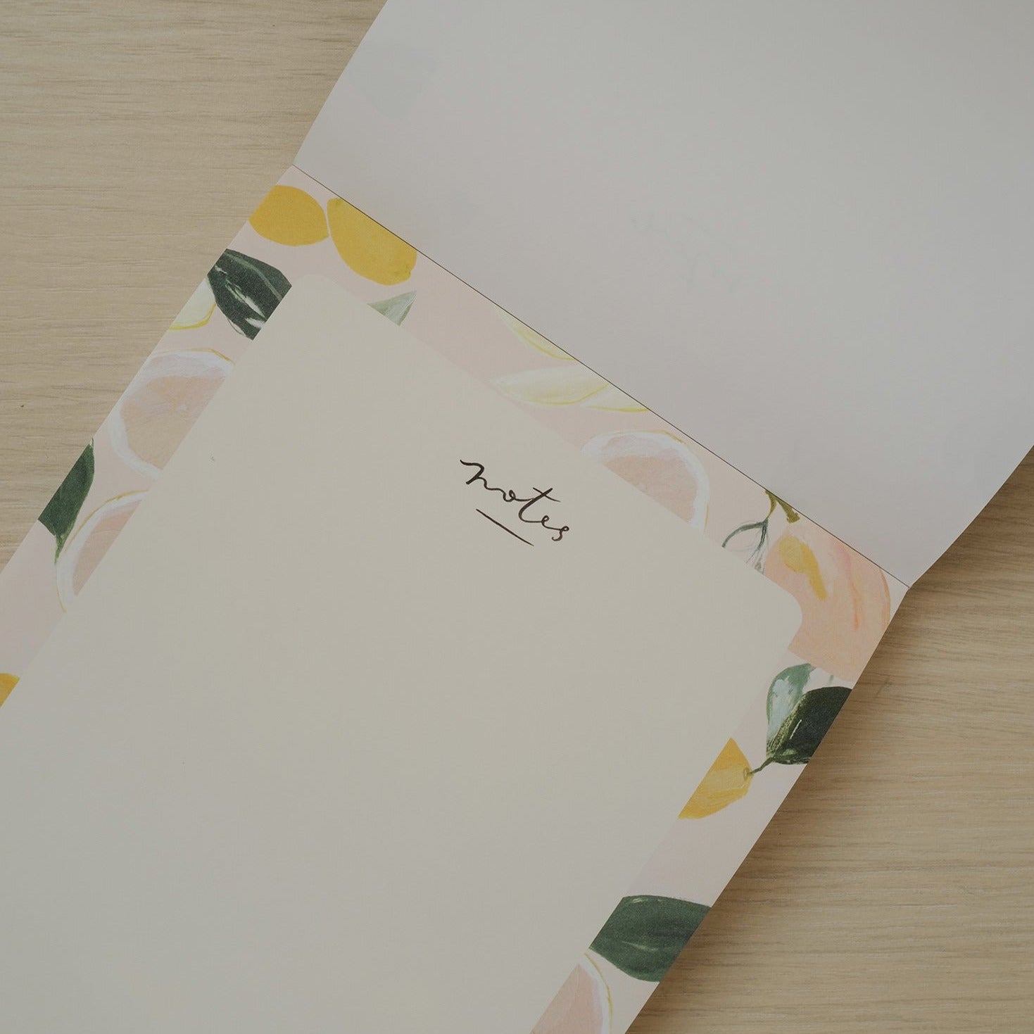 citrus notepad