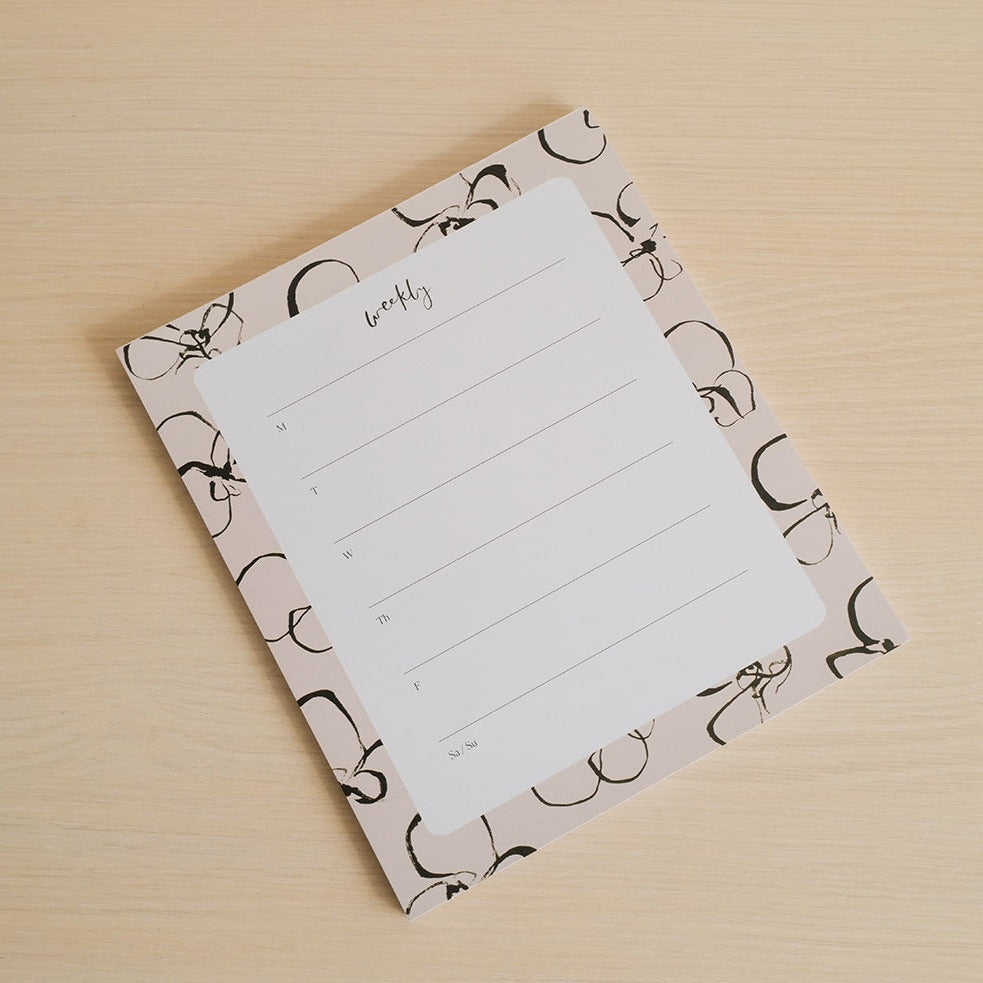 orchid flower agenda weekly planner