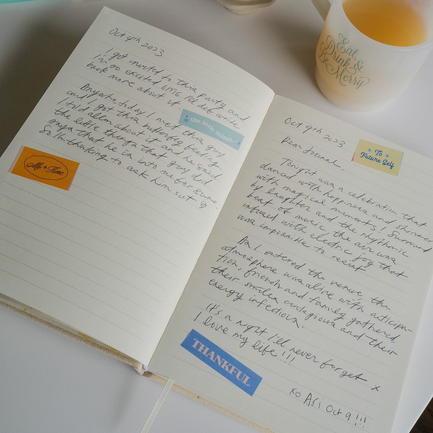 New year journal notebook