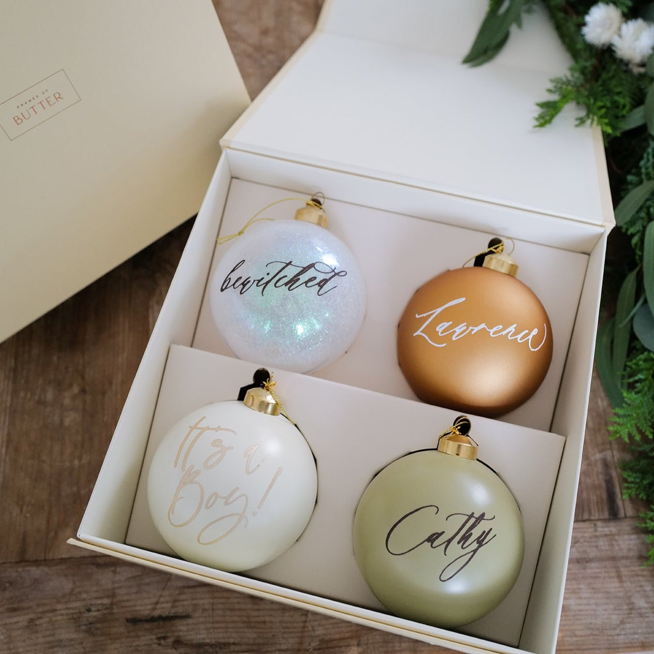 Personalized Bauble | Matcha Latte