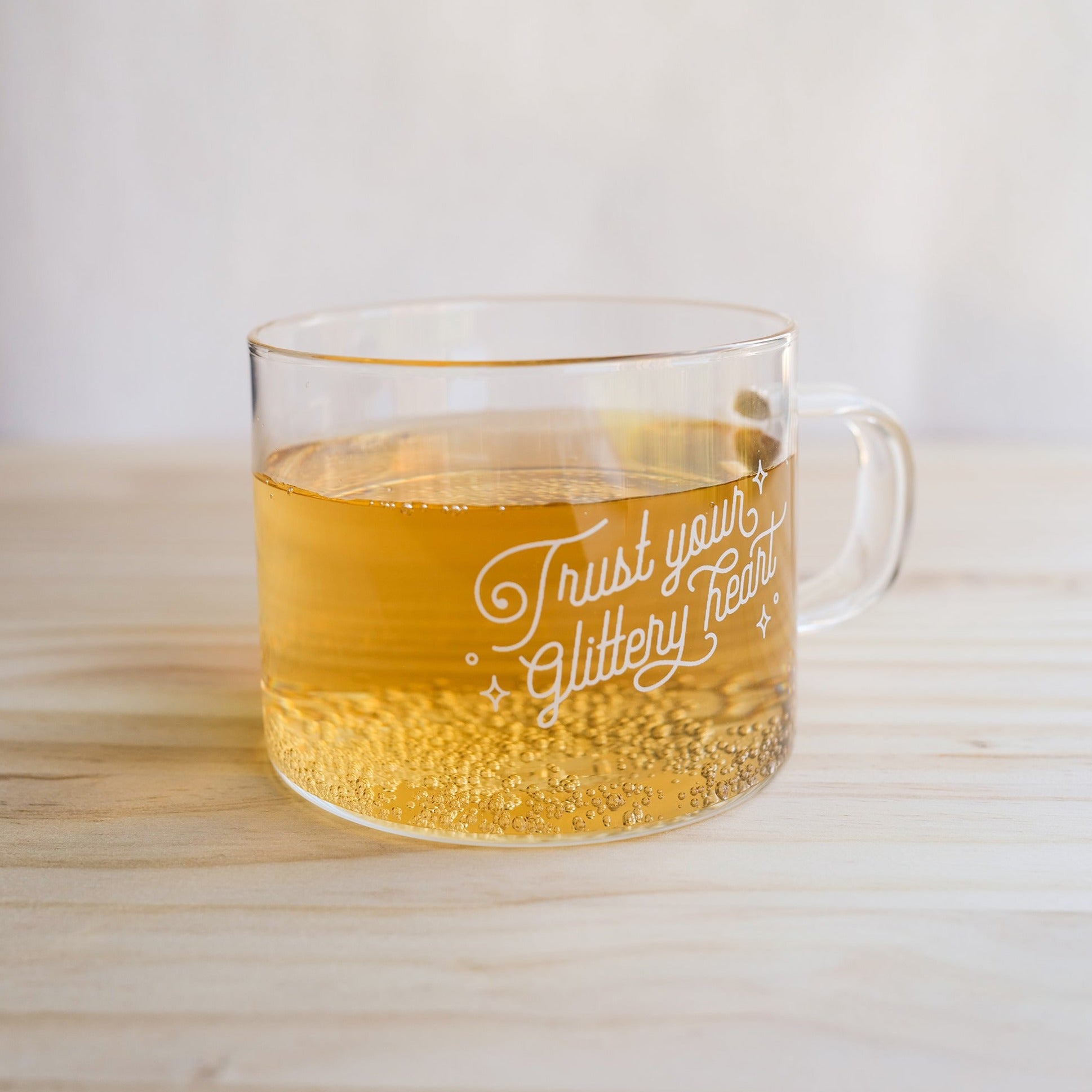cute clear mug