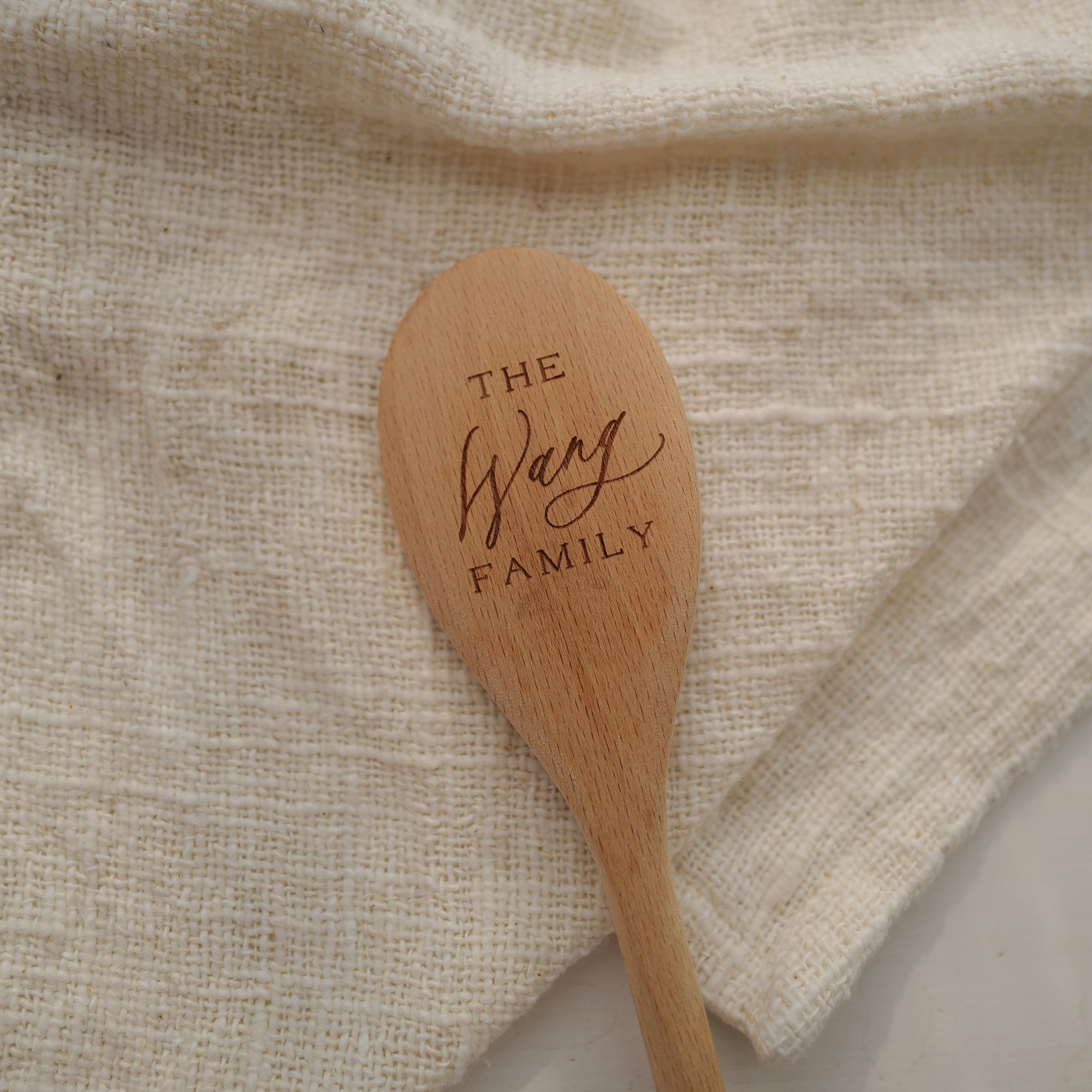 personalized wooden spoon