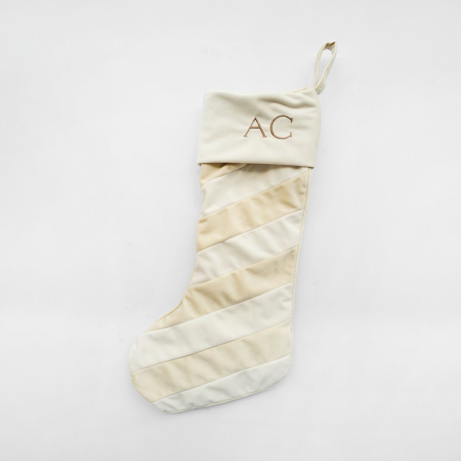 Personalized Striped Christmas Stocking