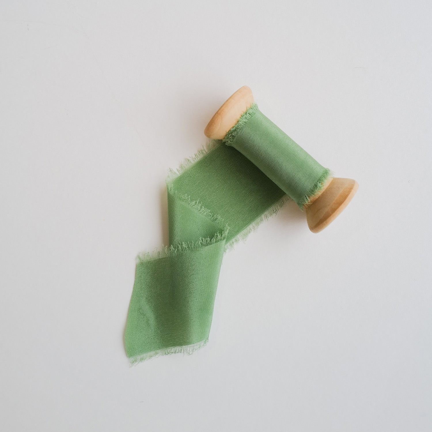 sage silk ribbons