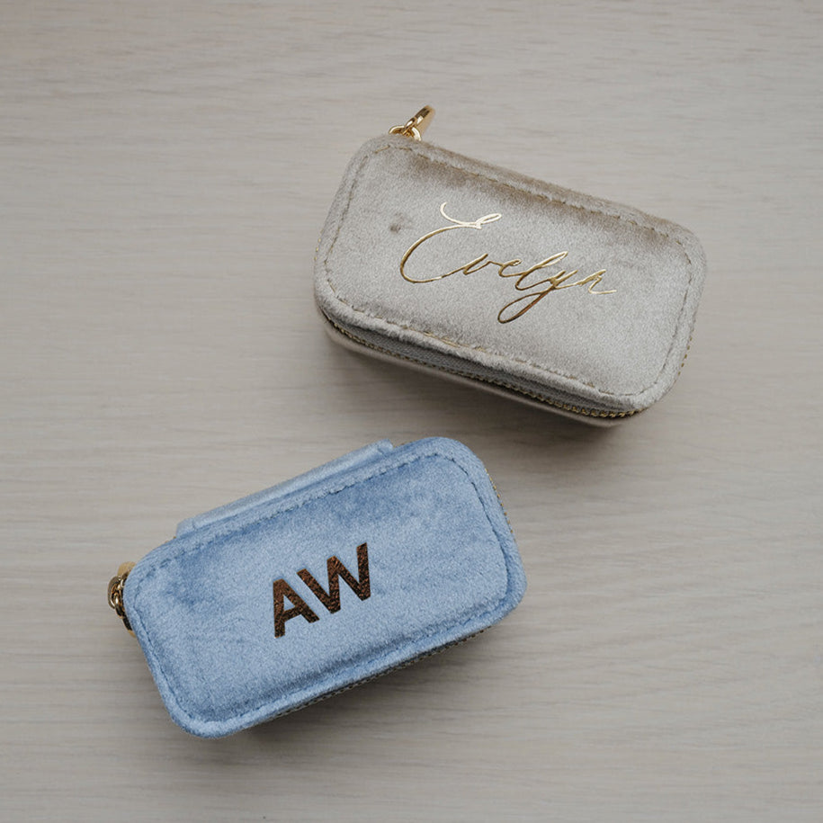 Small Velvet Jewelry Box