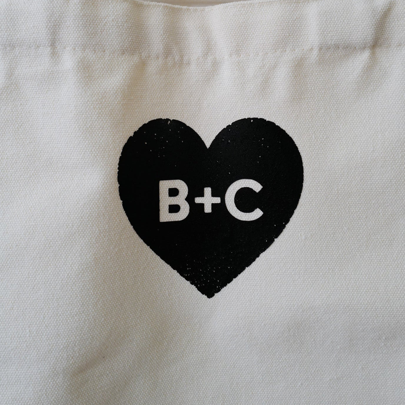 Personalized Heart Tote Bag