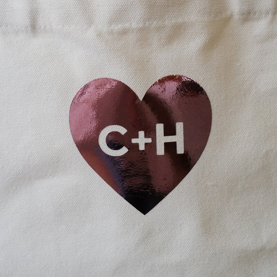 Personalized Heart Tote Bag