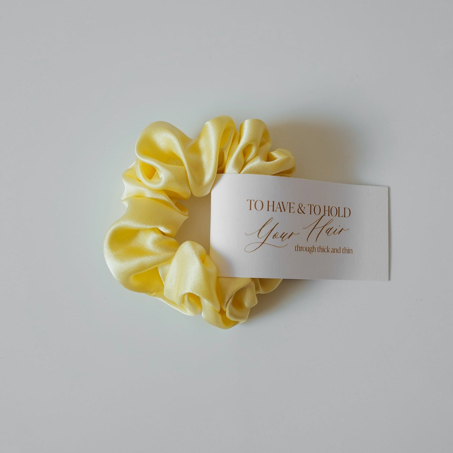 To Have & To Hold Silk Scrunchie