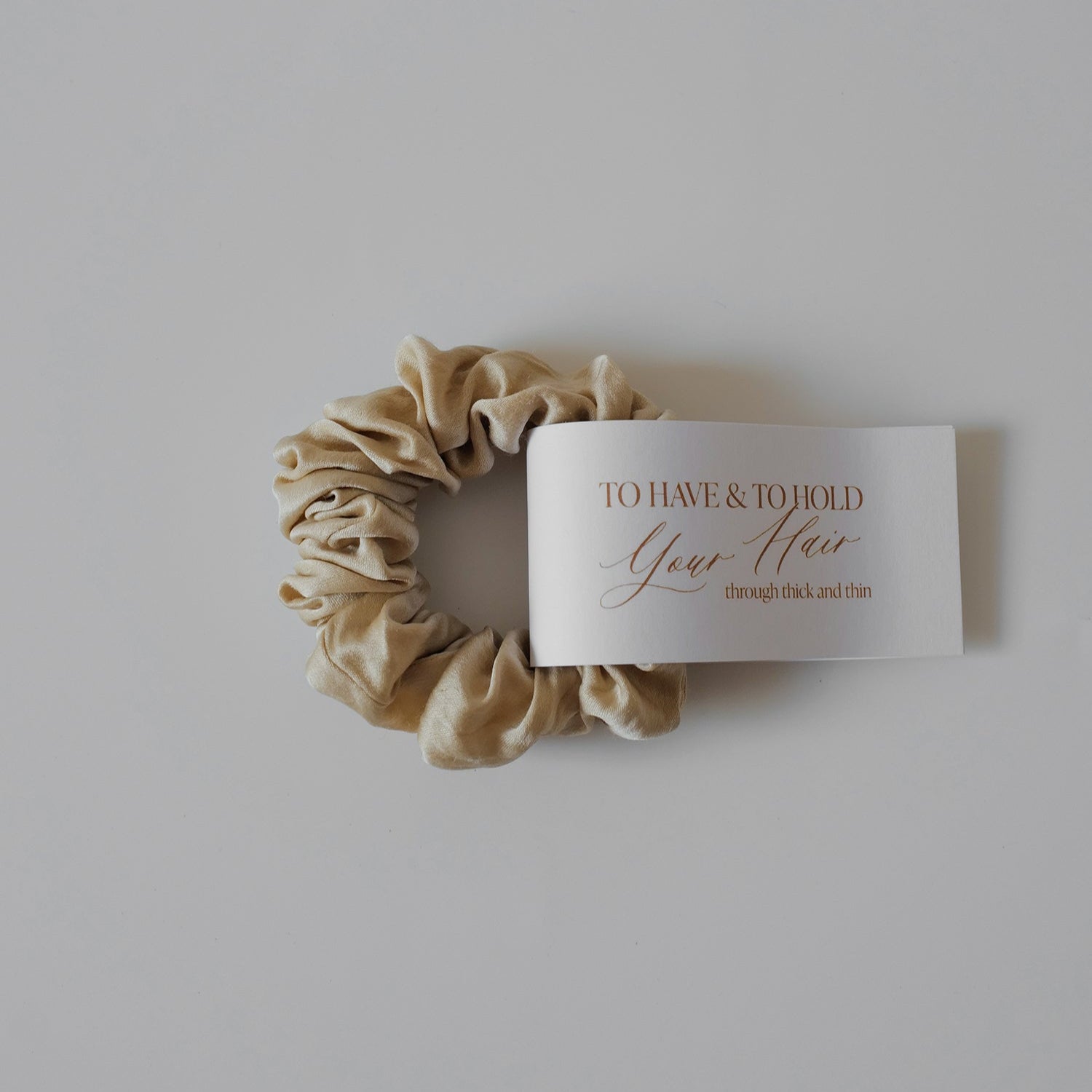To Have & To Hold Silk Scrunchie