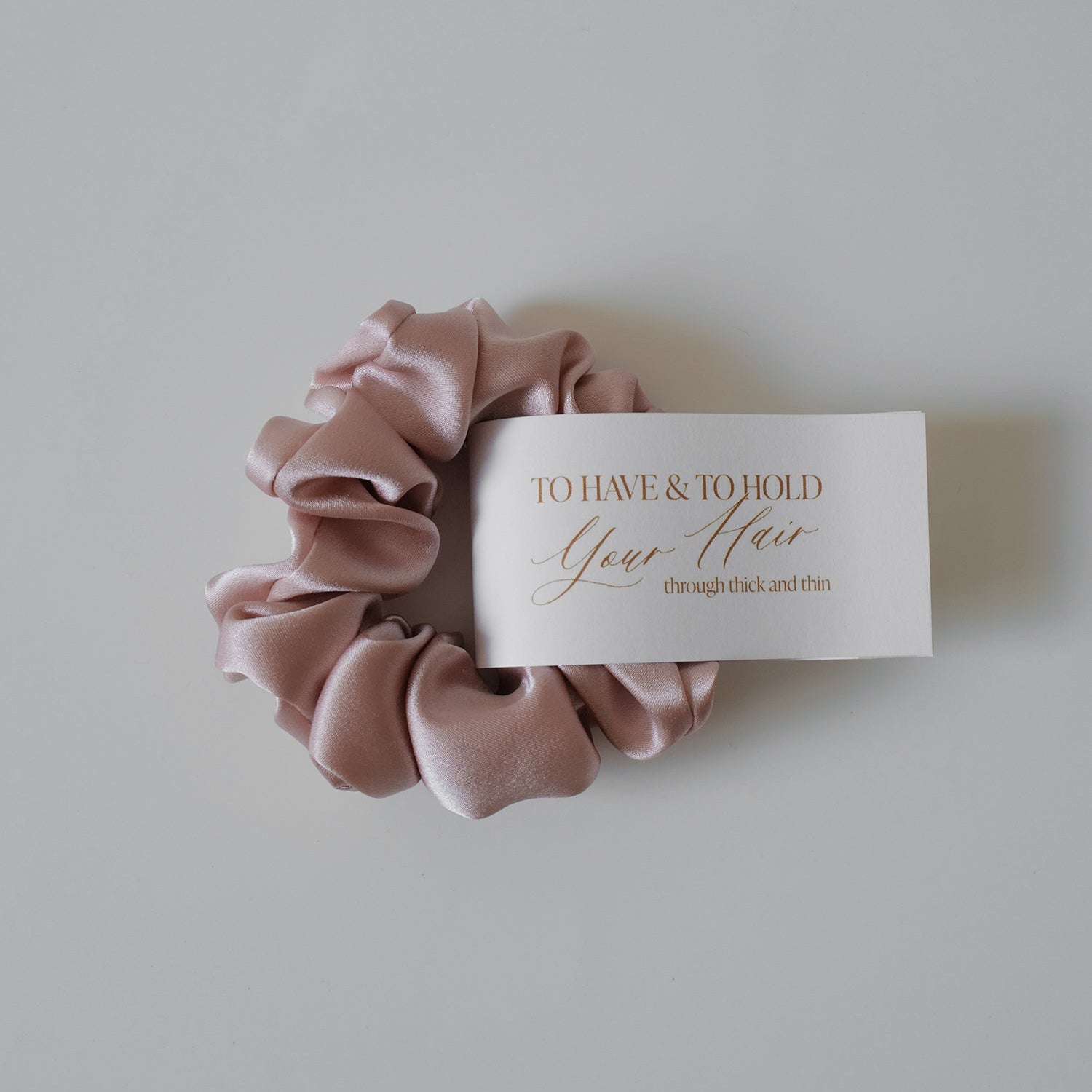 To Have & To Hold Silk Scrunchie