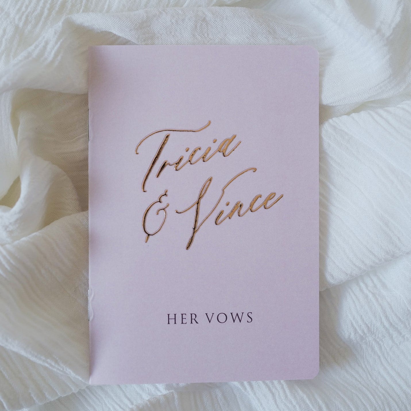 Personalized Vow Book