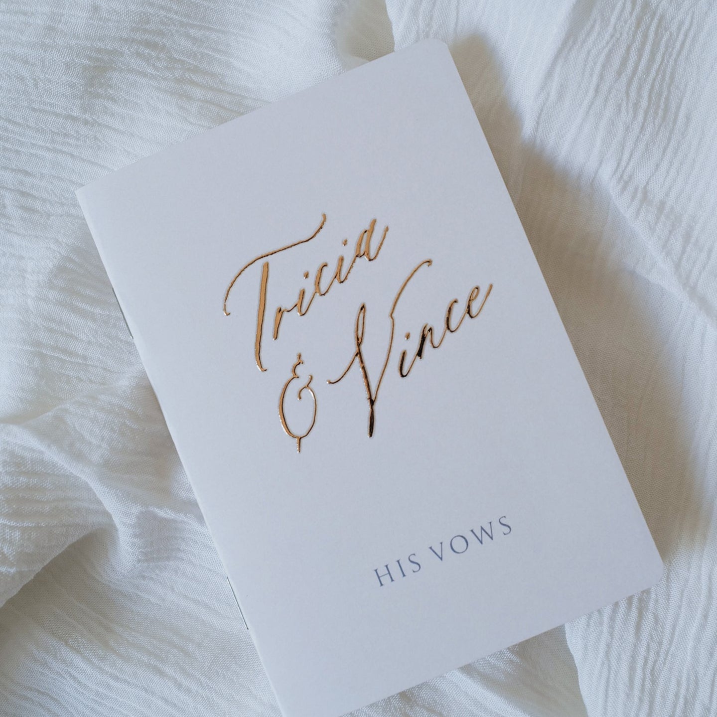 Personalized Vow Book