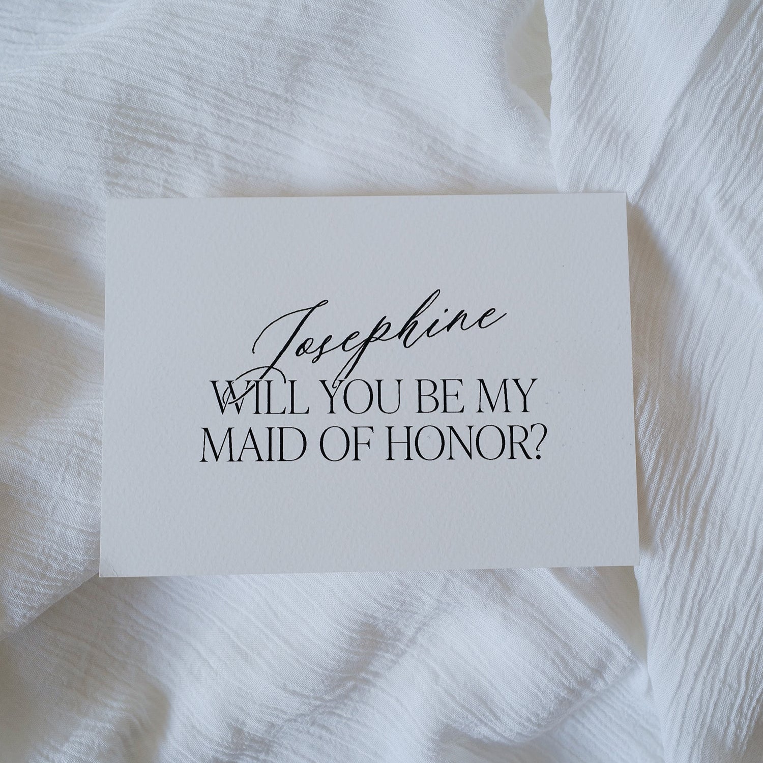 Personalized Will you... Card