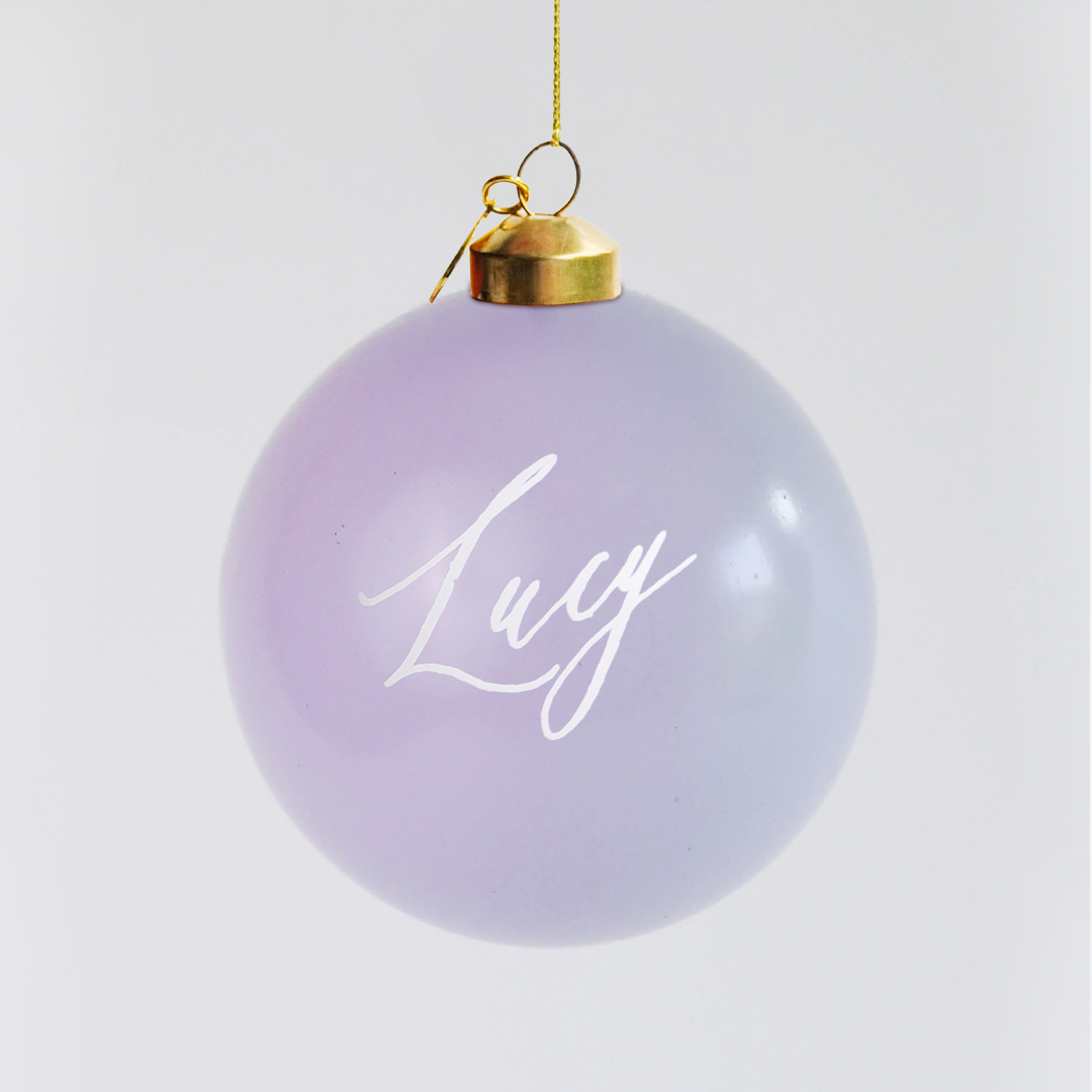 Personalized Bauble | Lavender