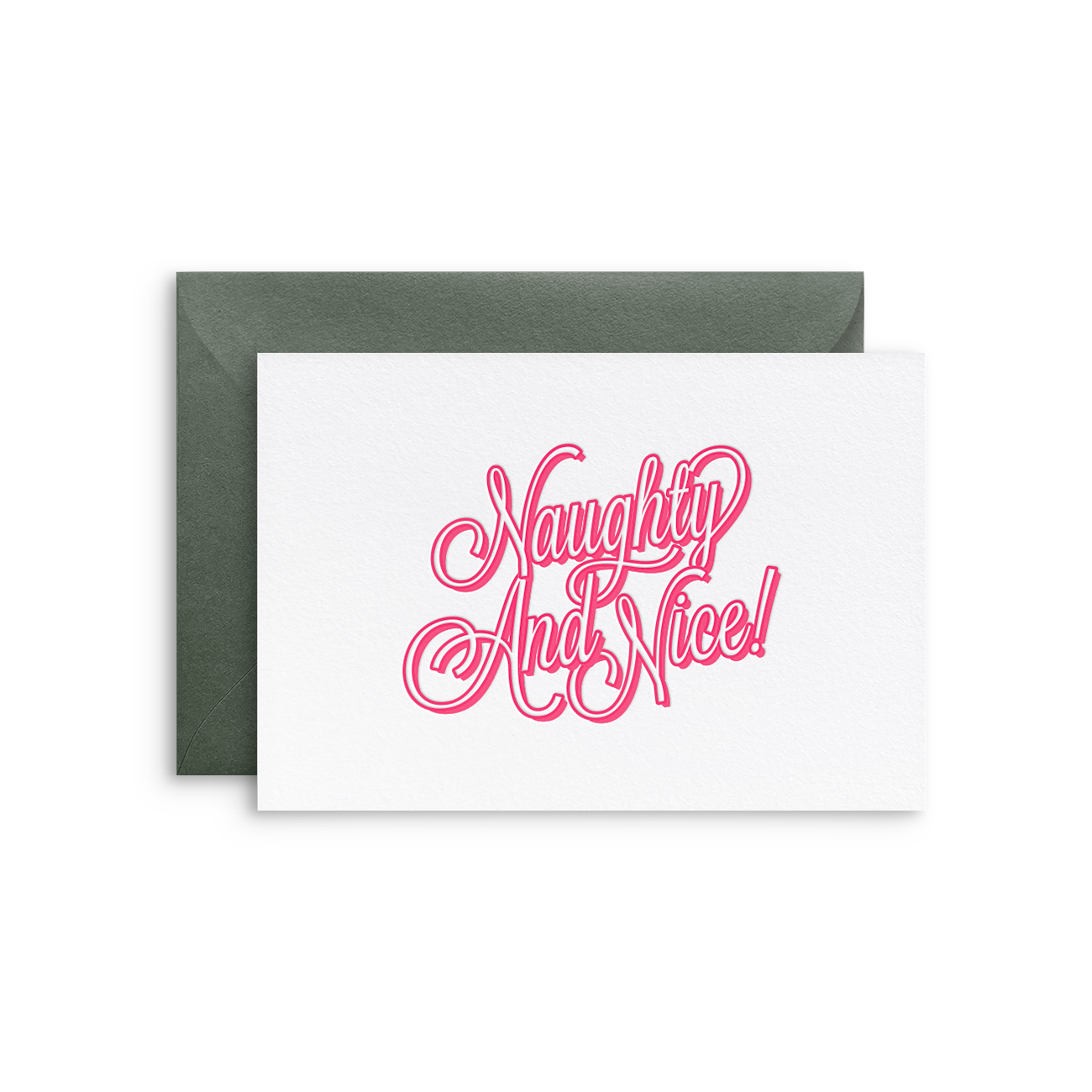 Naughty and Nice | Holiday card