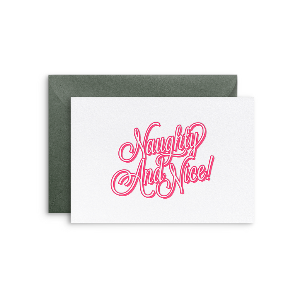Naughty and Nice | Holiday card