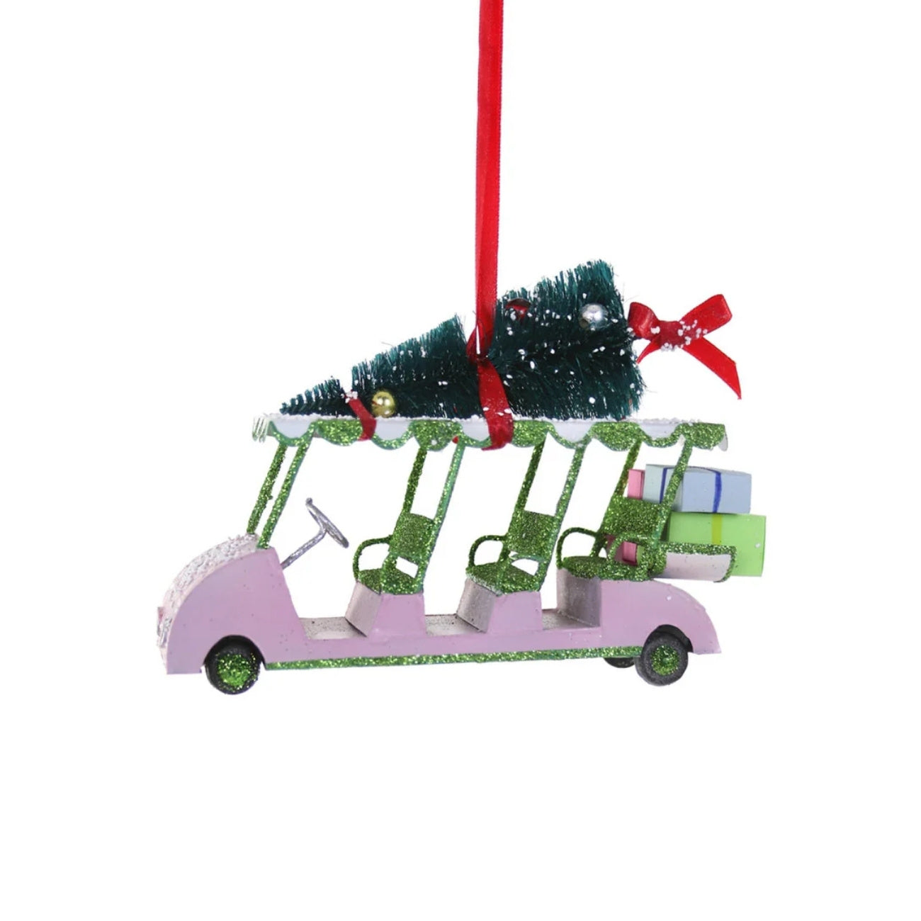 高爾夫球車聖誕樹吊飾