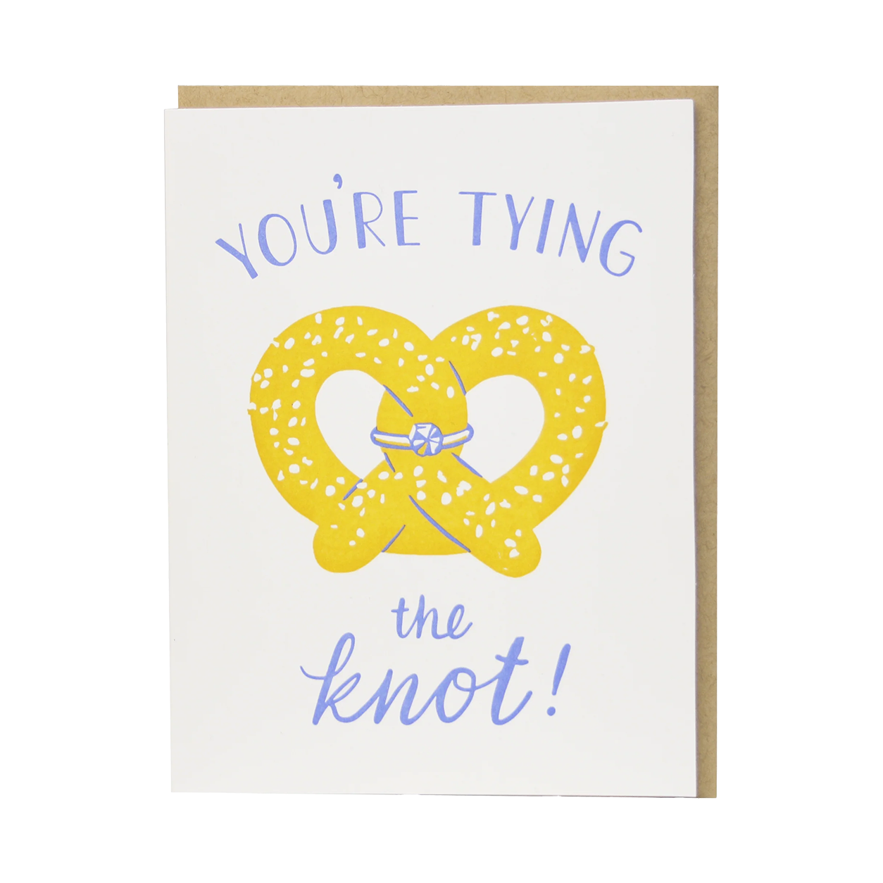 Pretzel Engagement Card | Wedding Card