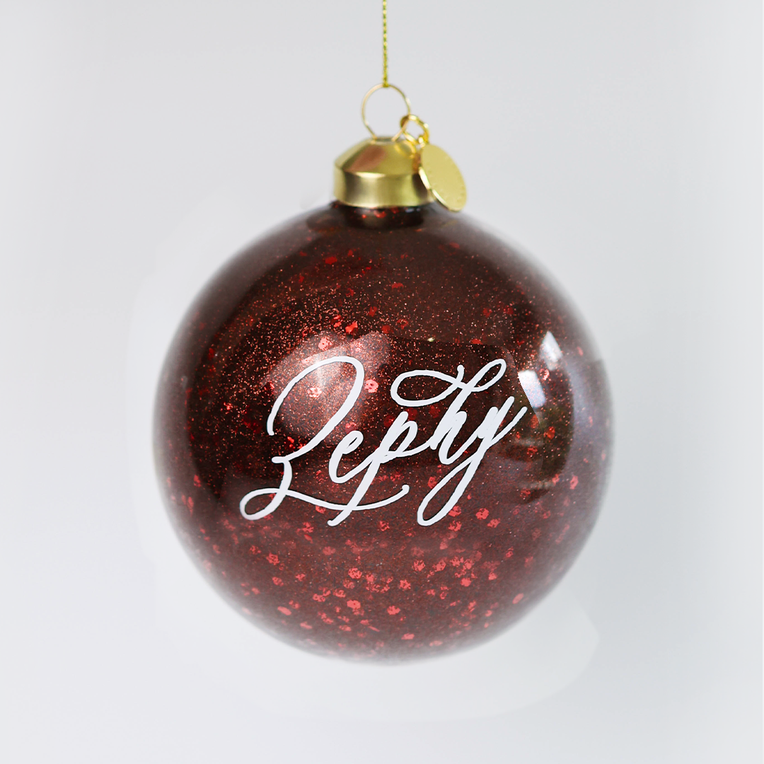 Personalized Glass Bauble | Spiced Wine