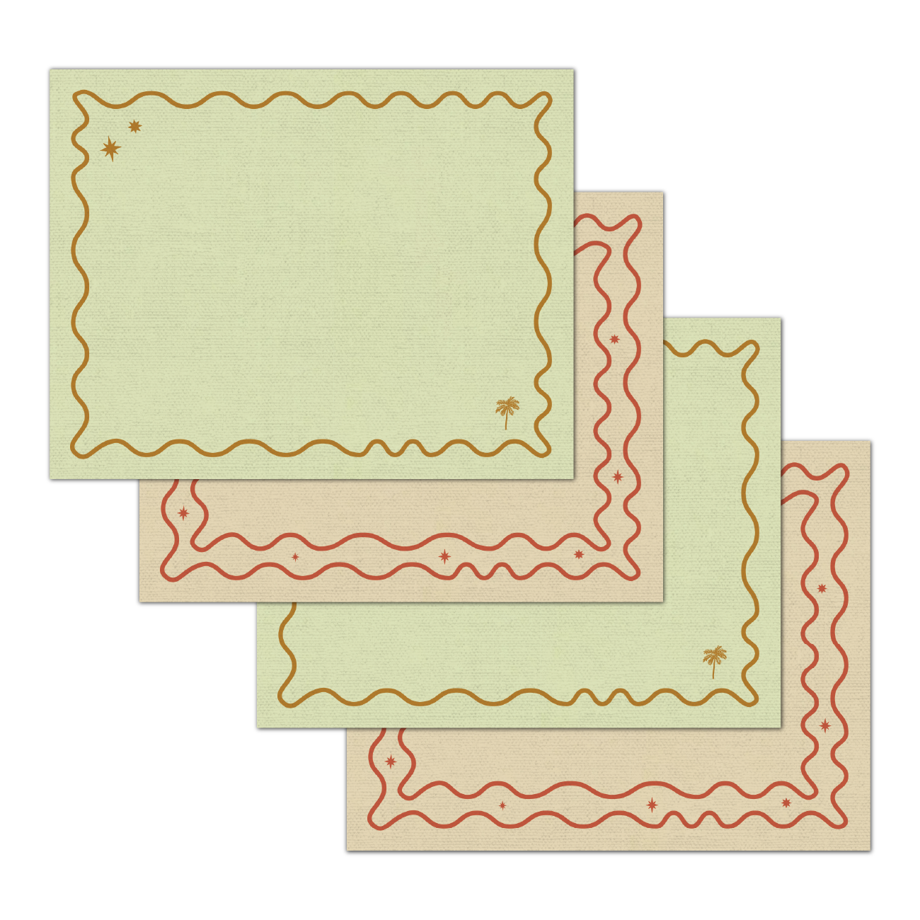 Stars Aligned Linen Placemats