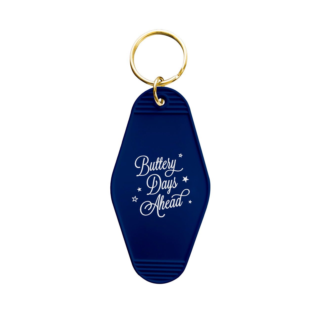 Buttery Days Ahead Motel Keychain