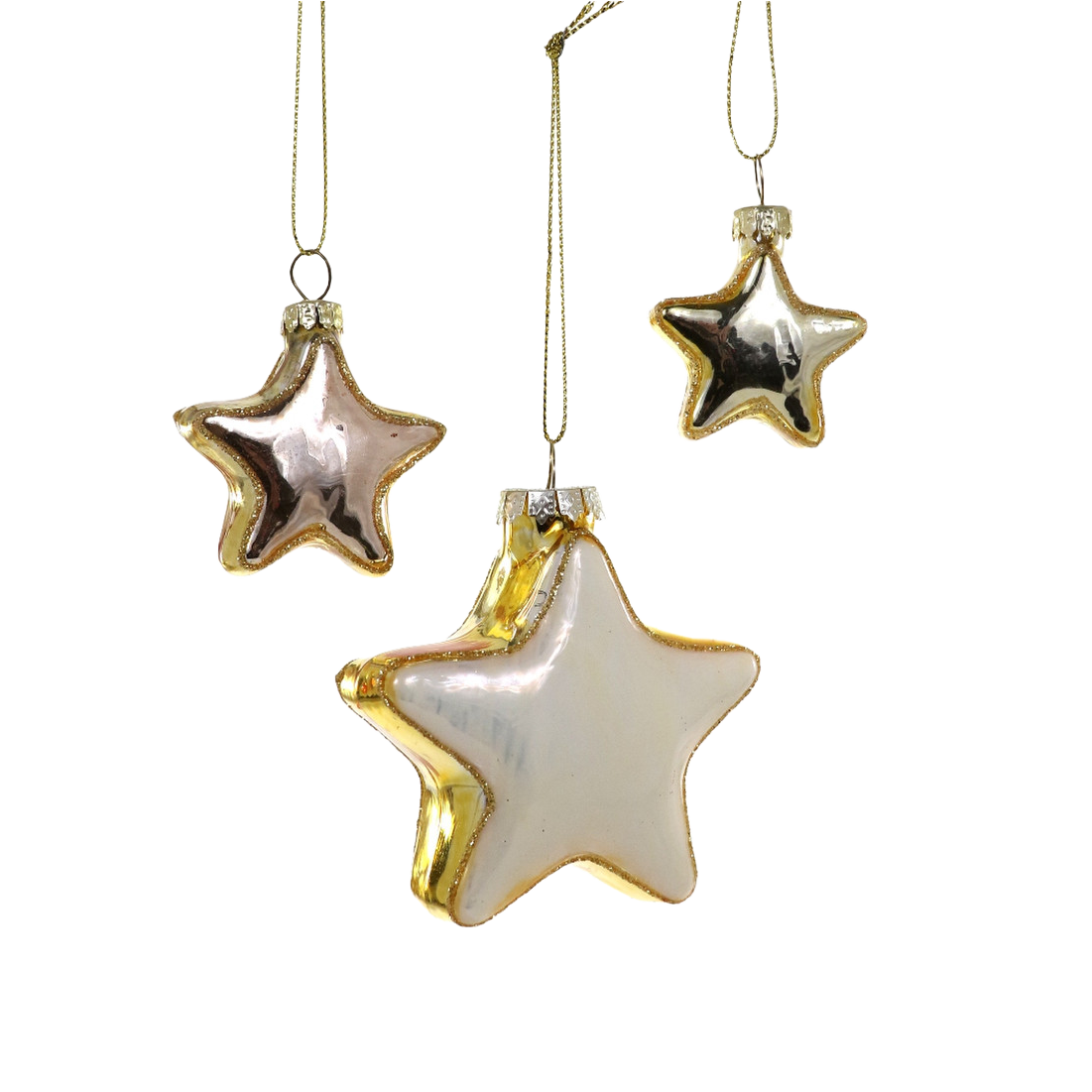Festive Stars - Yellow (Set of 3)