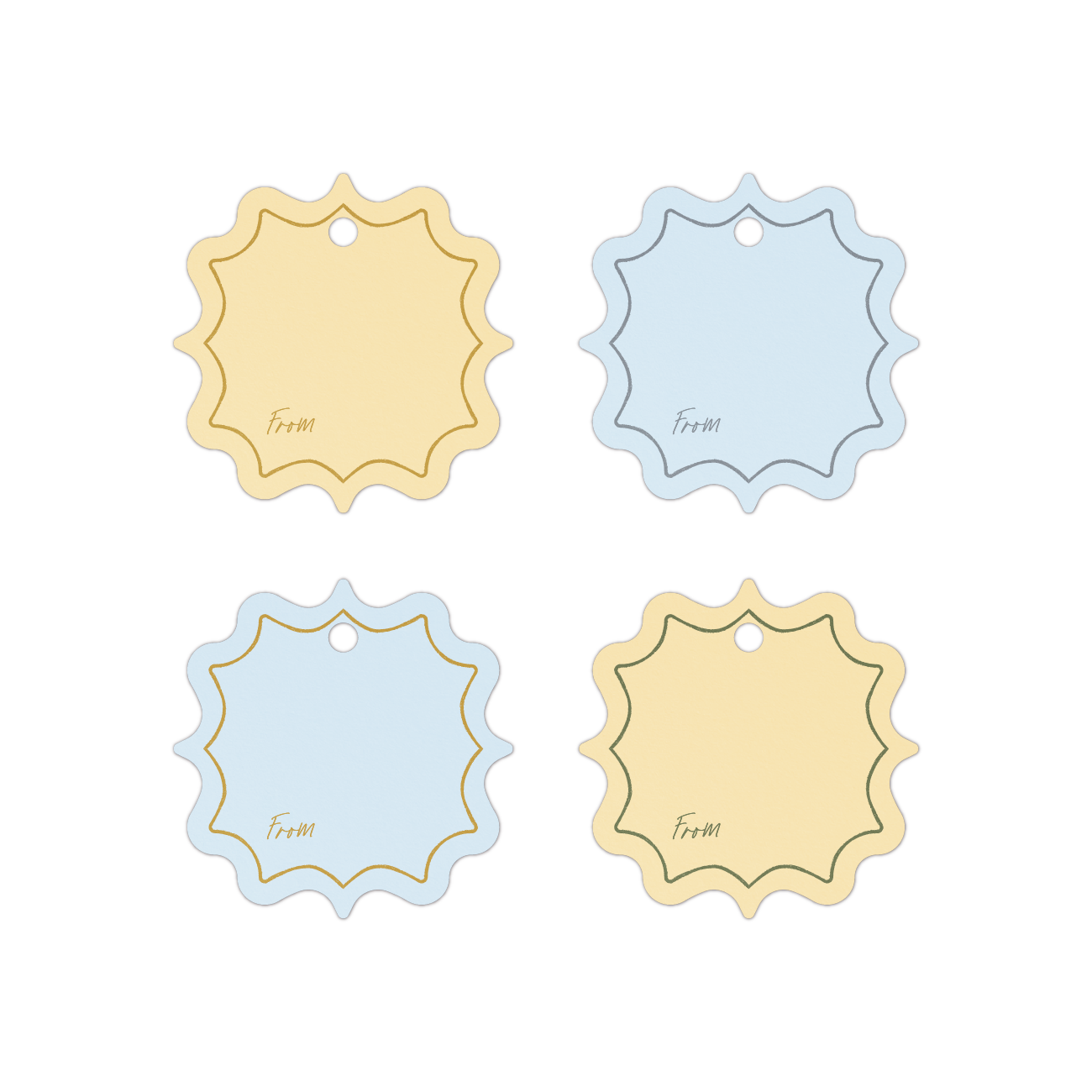 Holiday Gift Tag Set | Starburst