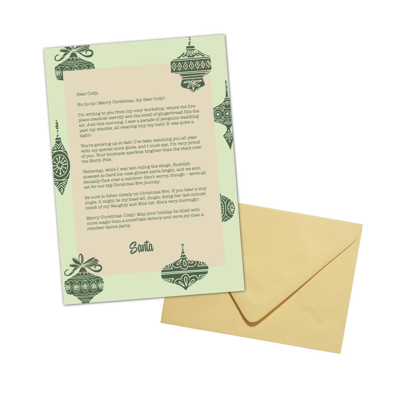 Letter From Santa