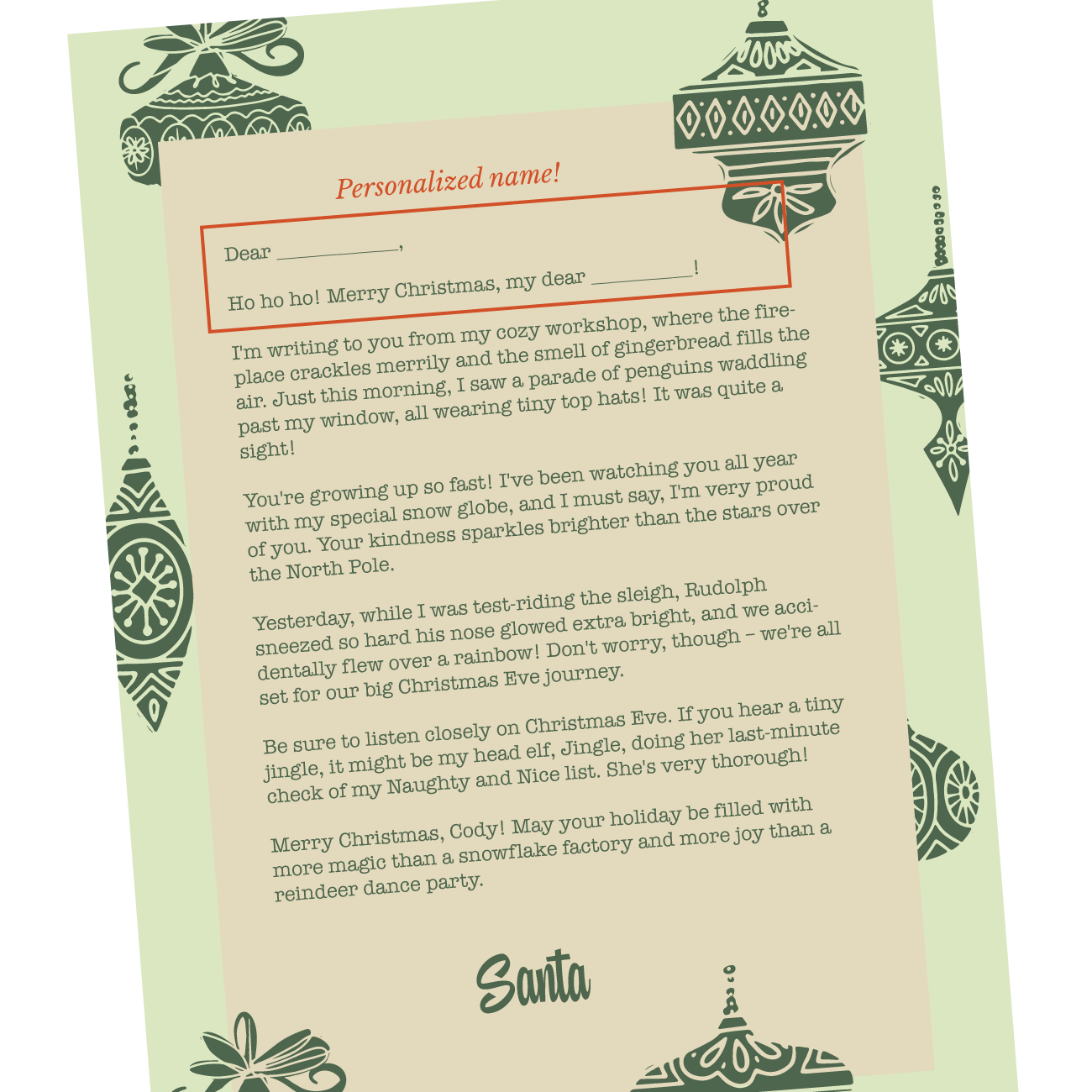Letter From Santa