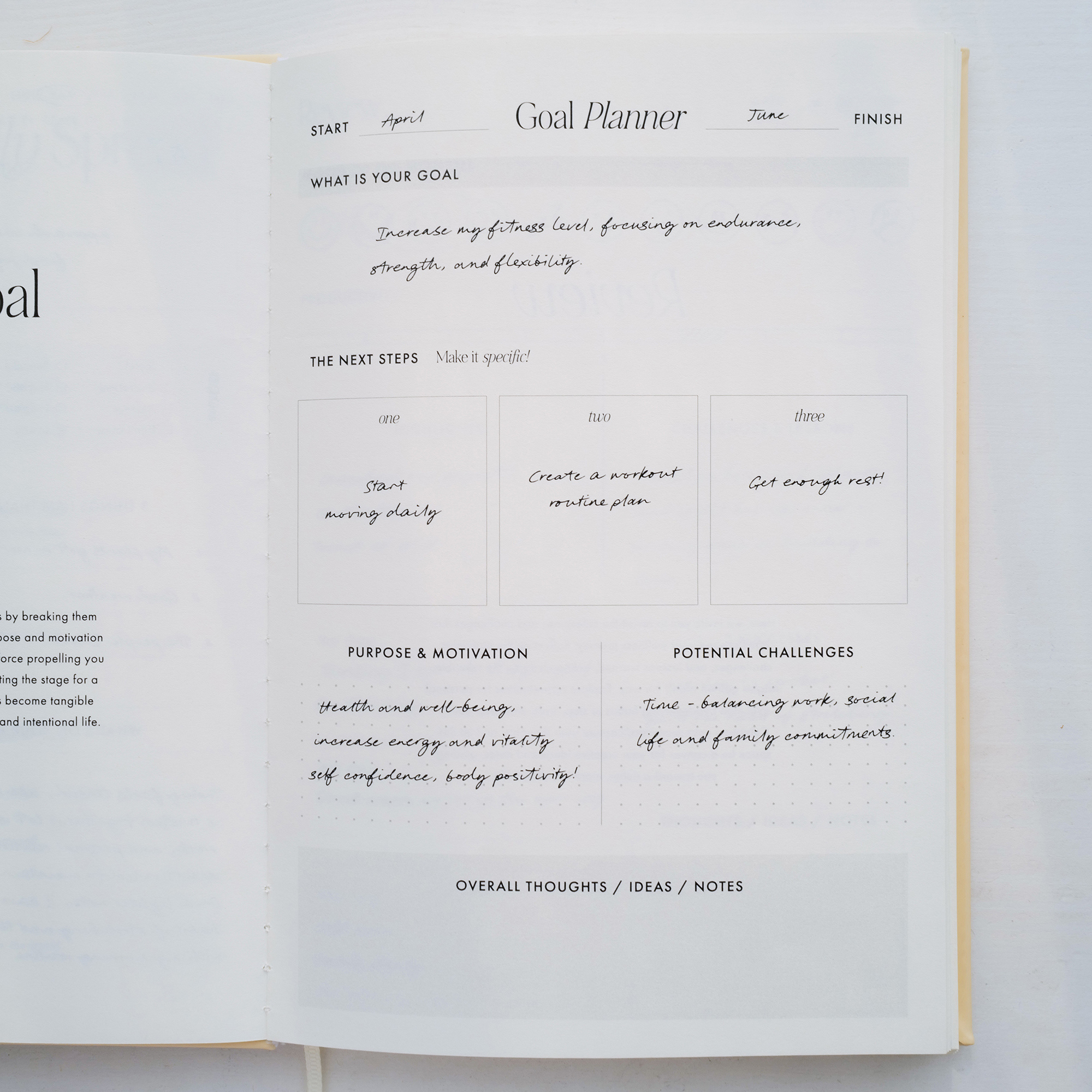 ____ness Intention Journal