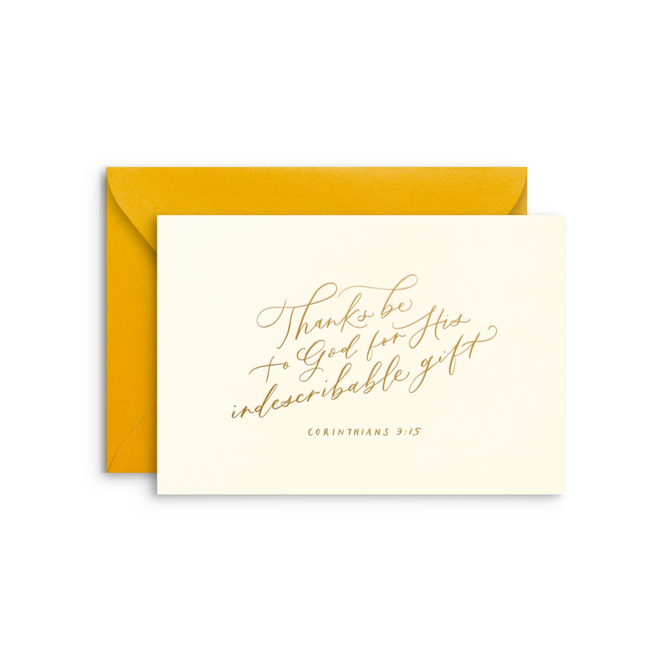 His Indescribable Gift | Holiday card