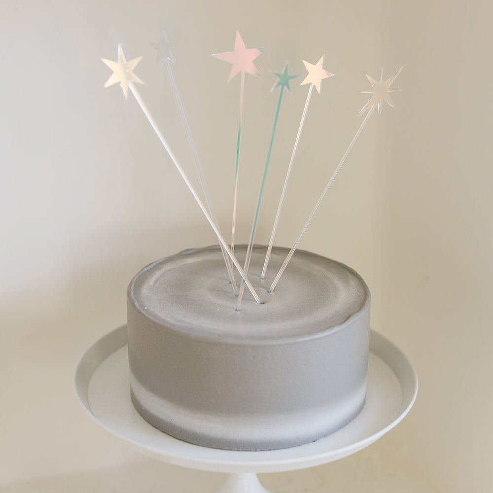 Stars Cake Topper Set