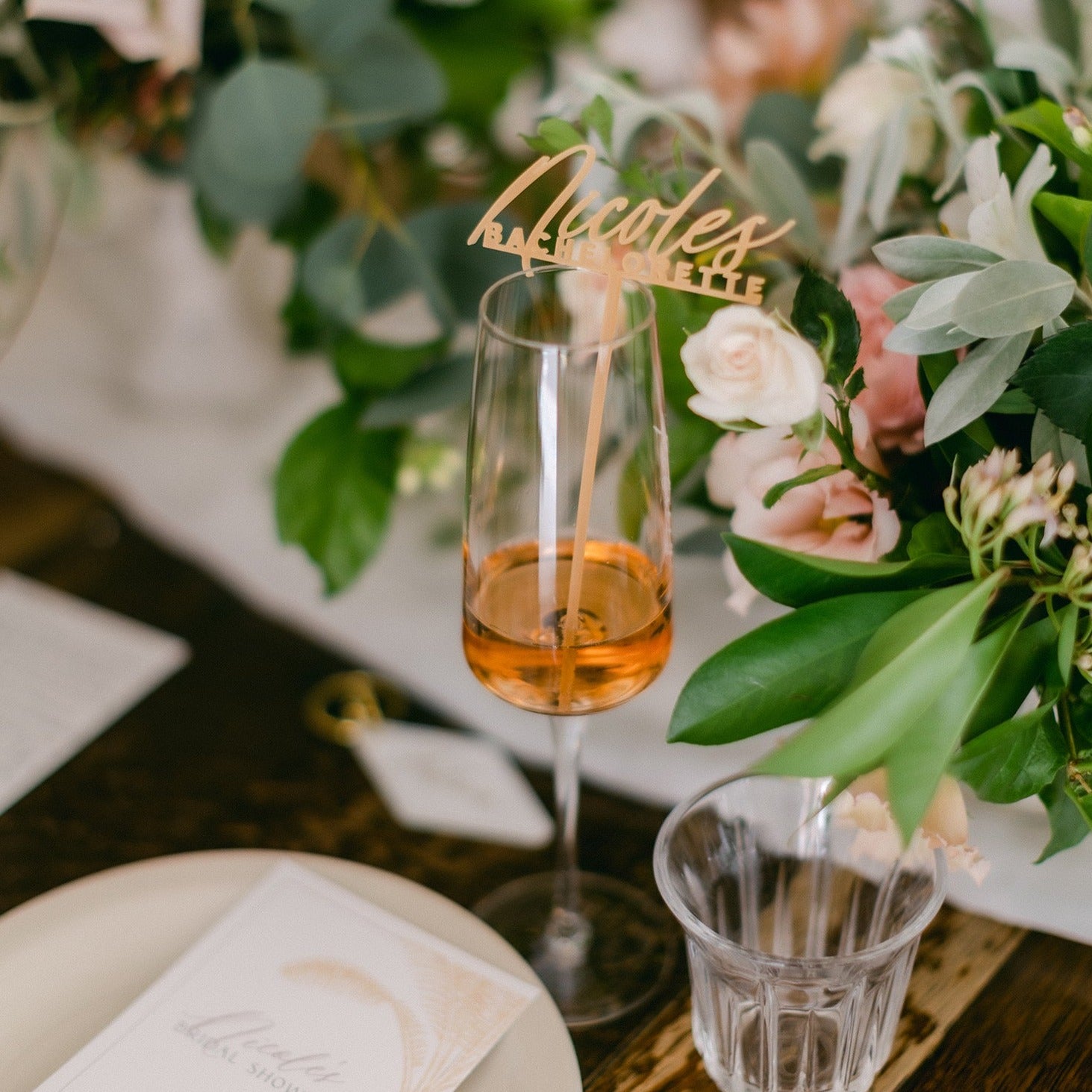 Personalized Drinking Stirrer party wedding 客製化飲料攪拌棒 派對小物