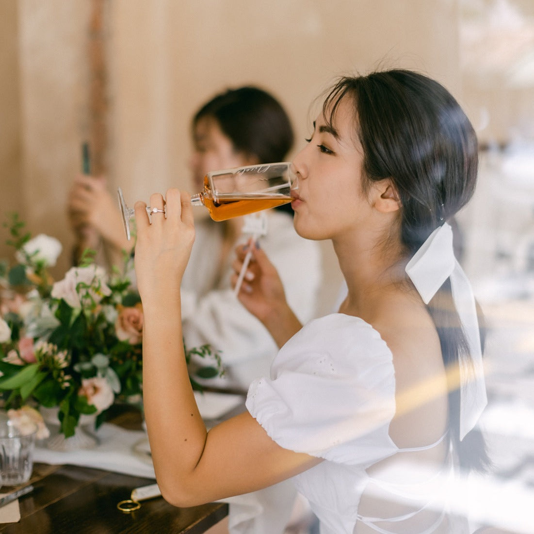 Personalized Champagne Glass