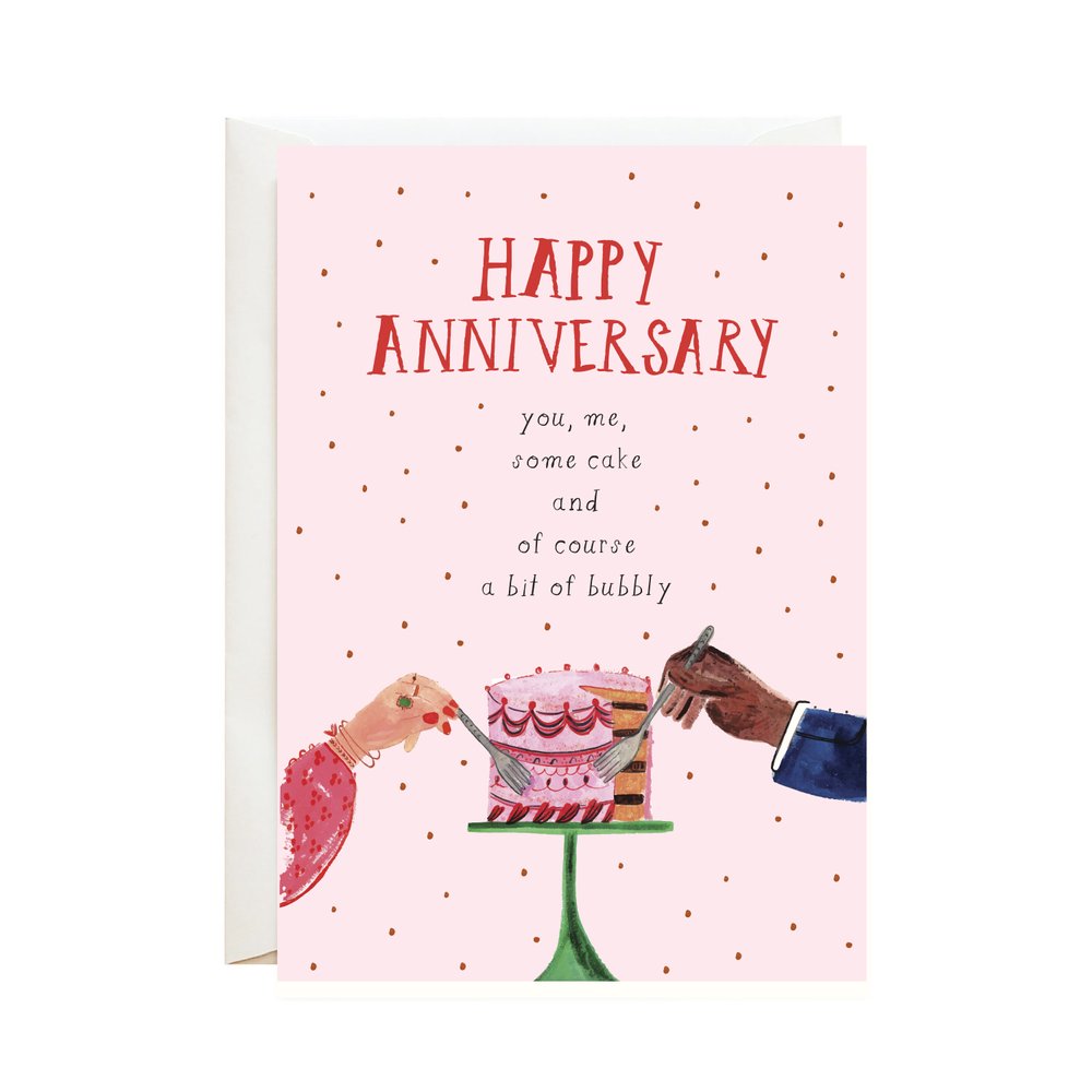 Two Forks - Anniversary Card