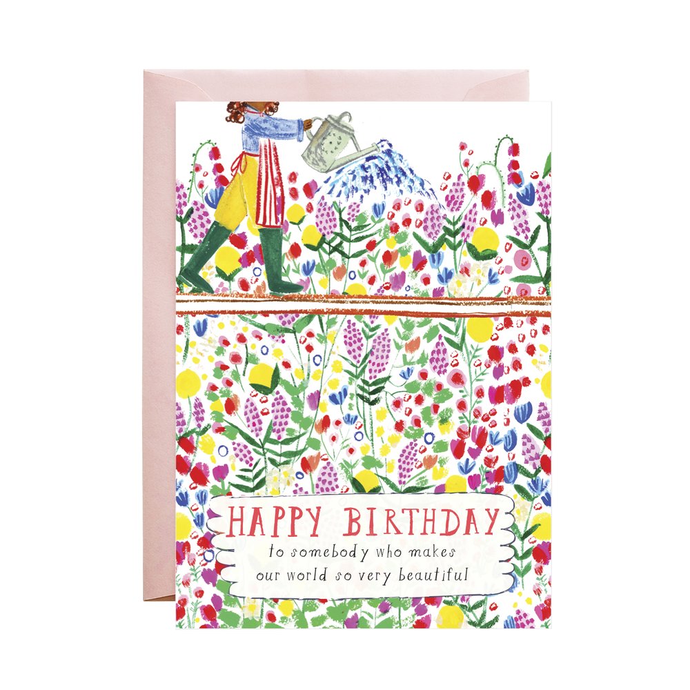 Happy Birthday Peonies and Roses | Birthday card