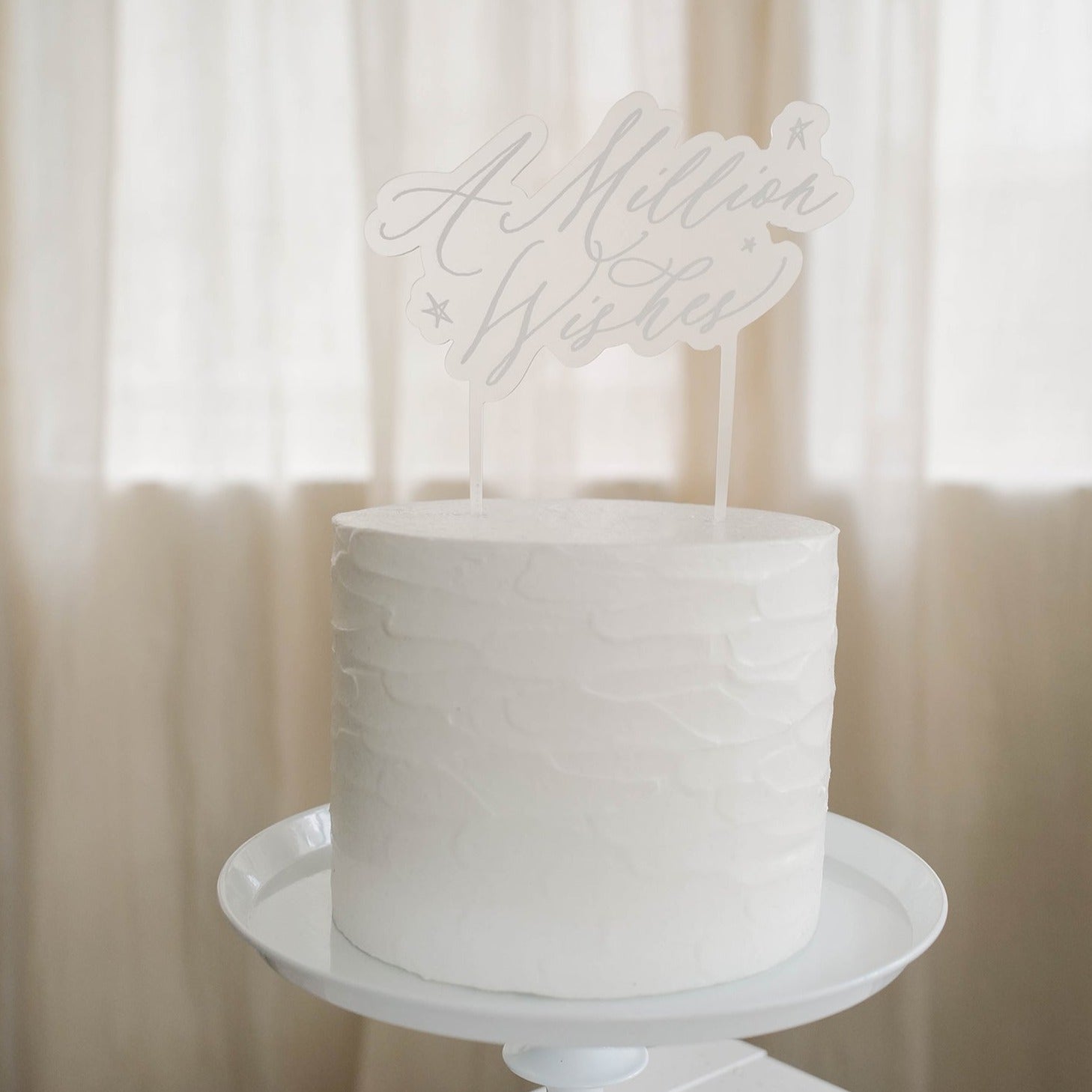 a million wishes cake topper