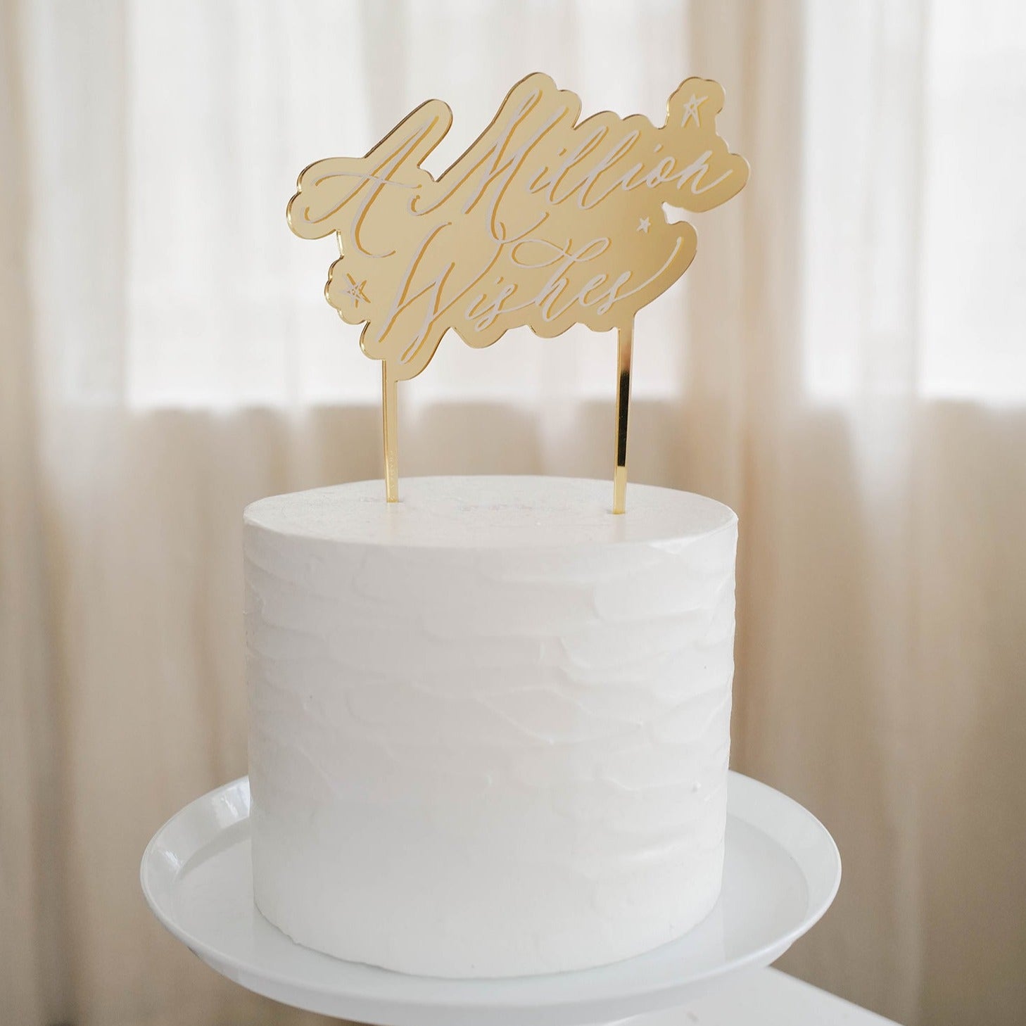 a million wishes cake topper