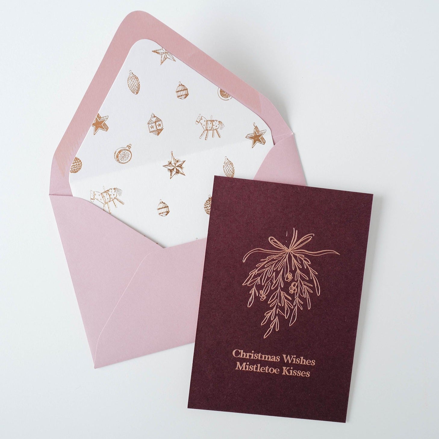 Mistletoe Kisses | Christmas card