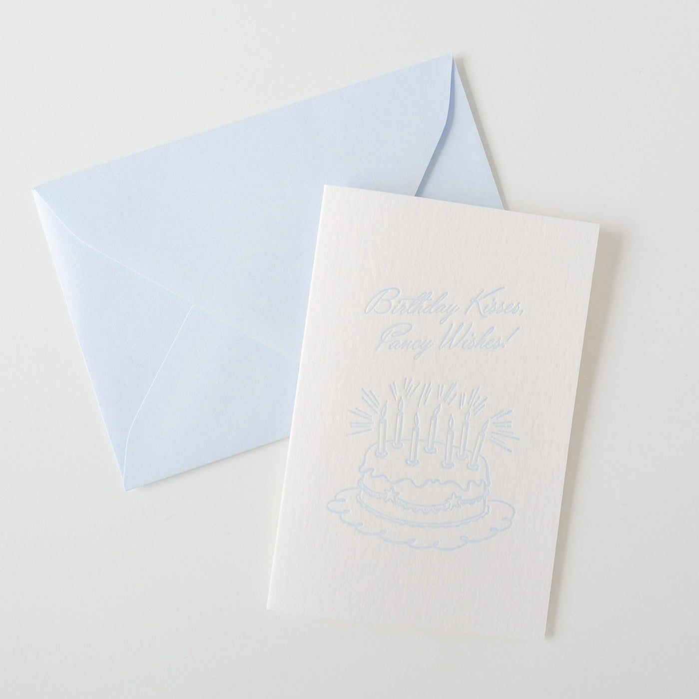 Birthday Card. Birthday Kisses, Fancy Wishes!