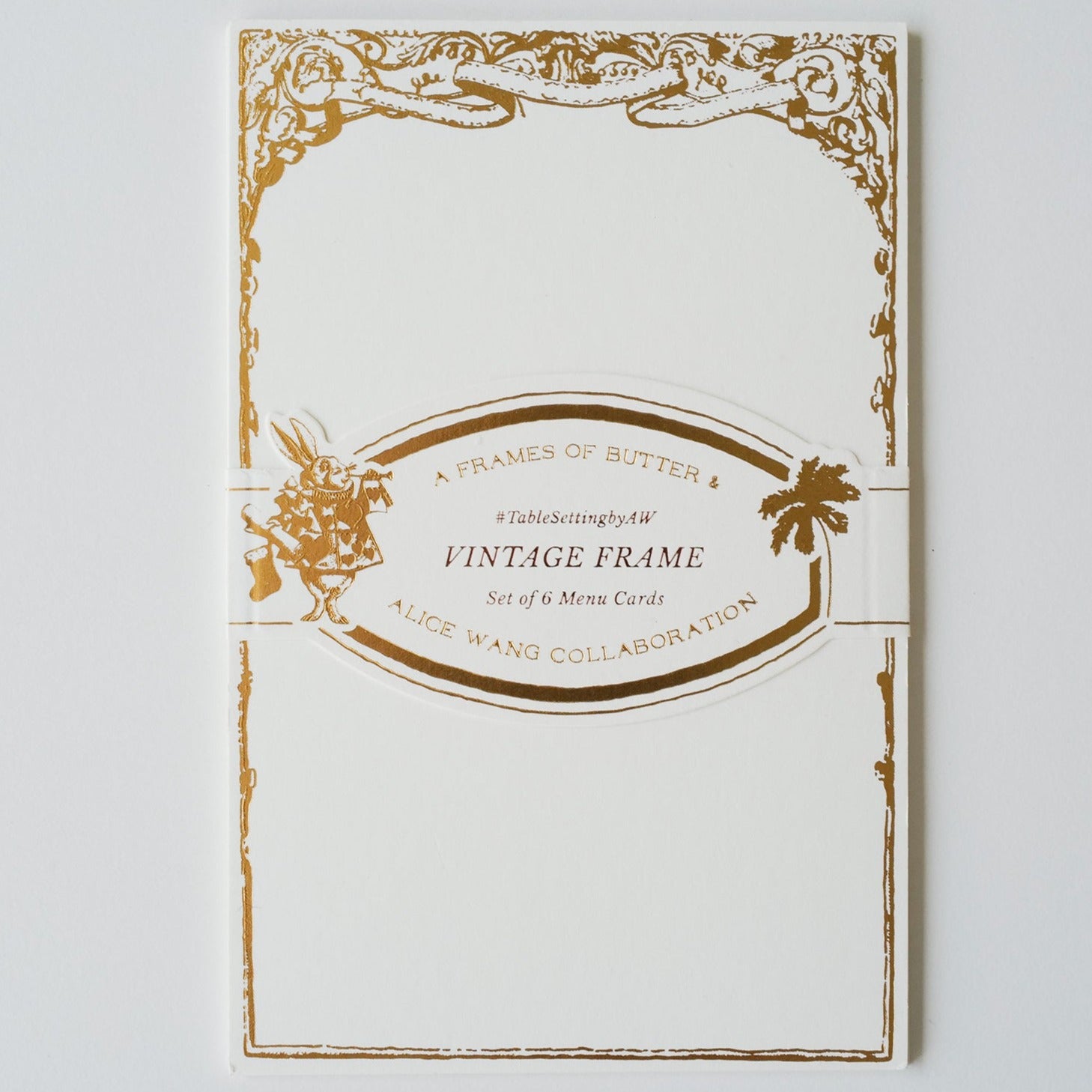 Alice x Butter Christmas Menu Card Set